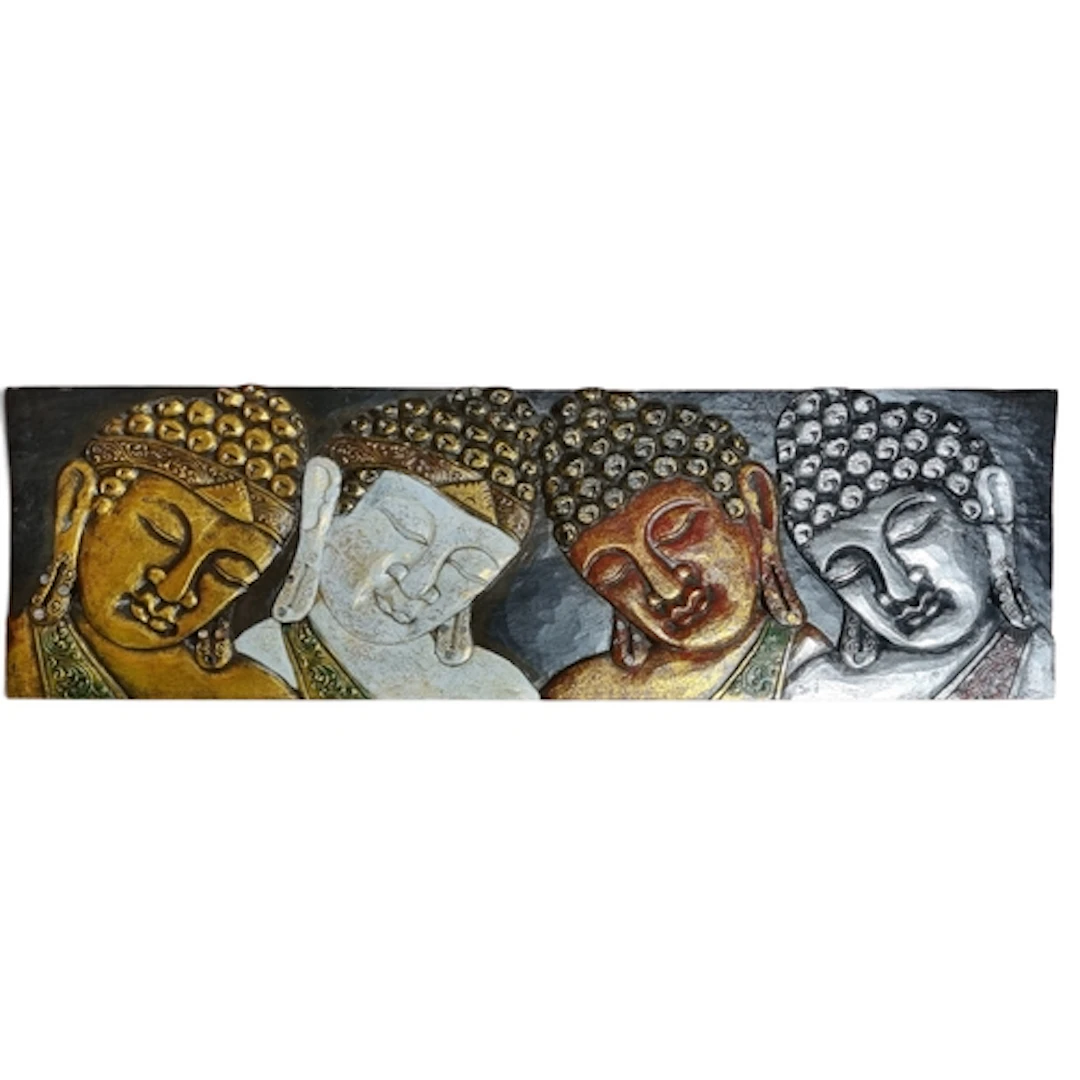 A modern Buddha Wall Hanging. 29 x 98 cm approx.