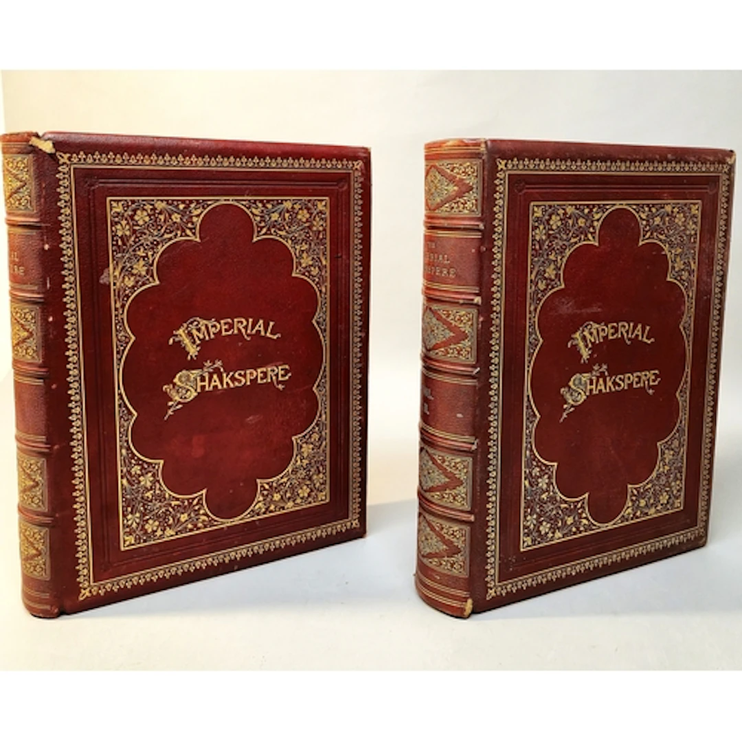 KNIGHT CHARLES, Two Victorian volumes of The Works of Shakes...
