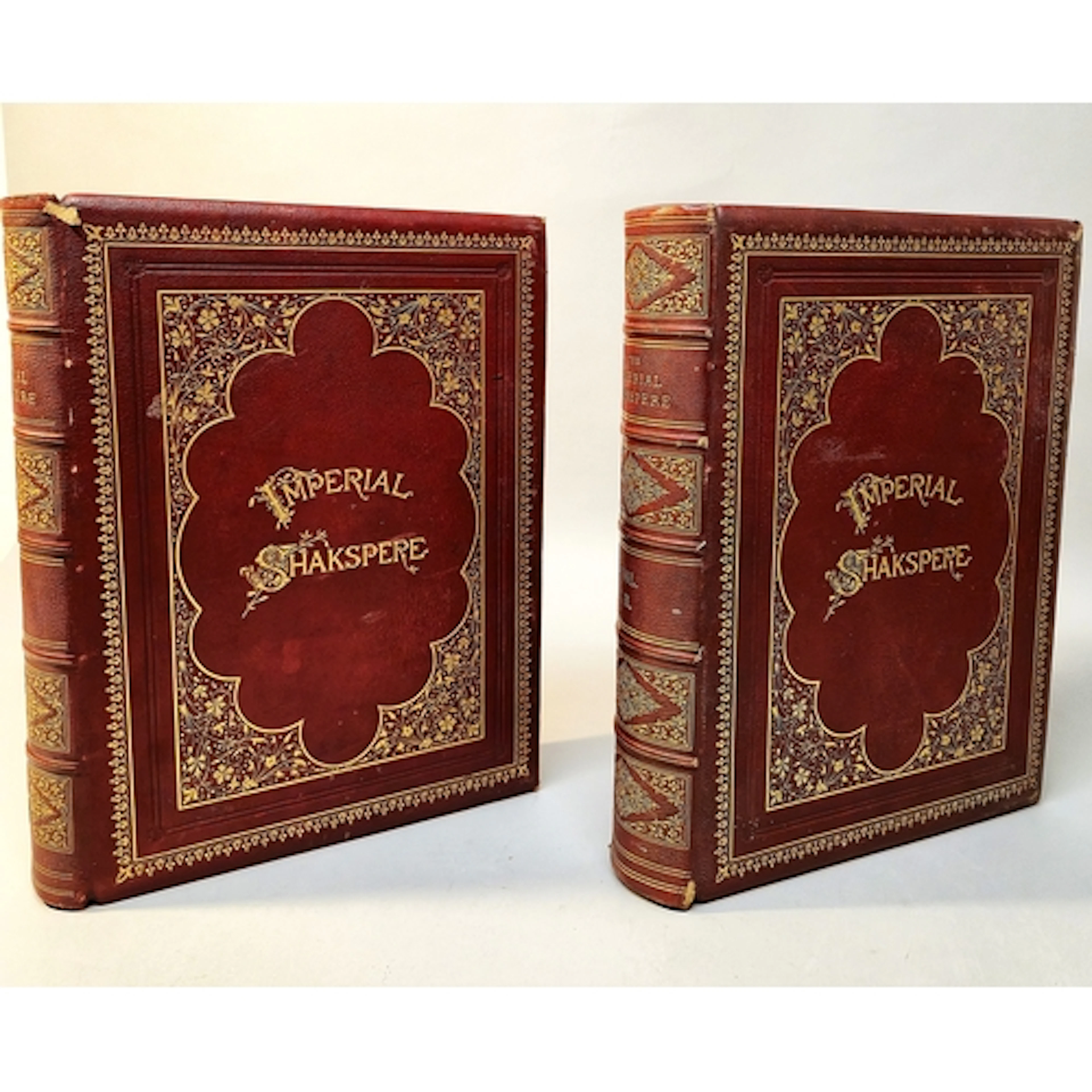 KNIGHT CHARLES, Two Victorian volumes of The Works of Shakes...
