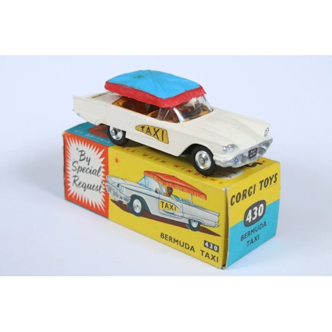 Boxed Corgi 430 Bermuda Taxi 'By Special Request' diecast mo...