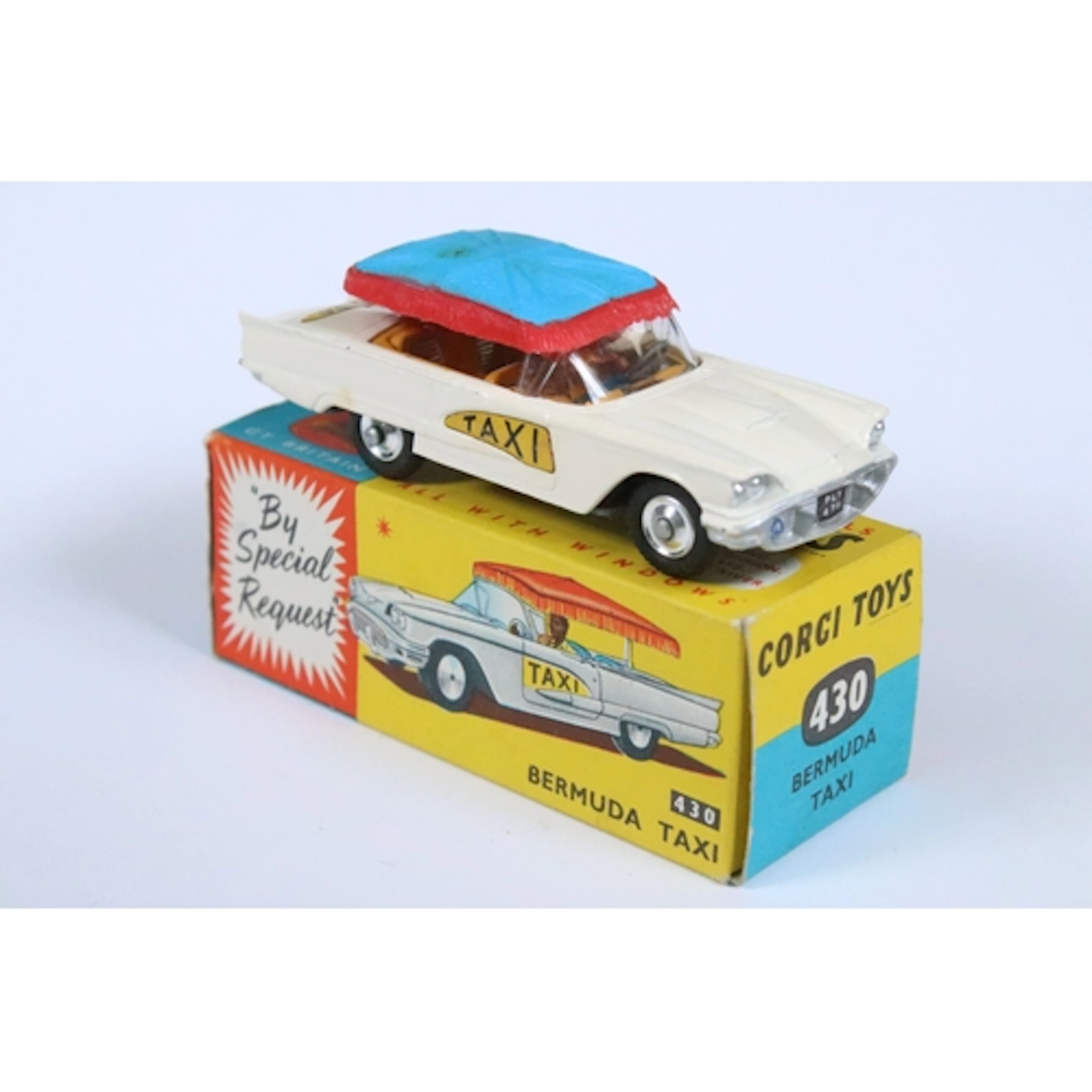 Boxed Corgi 430 Bermuda Taxi 'By Special Request' diecast mo...
