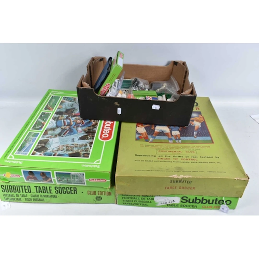 A COLLECTION OF BOXED AND UNBOXED SUBBUTEO ITEMS, to include...
