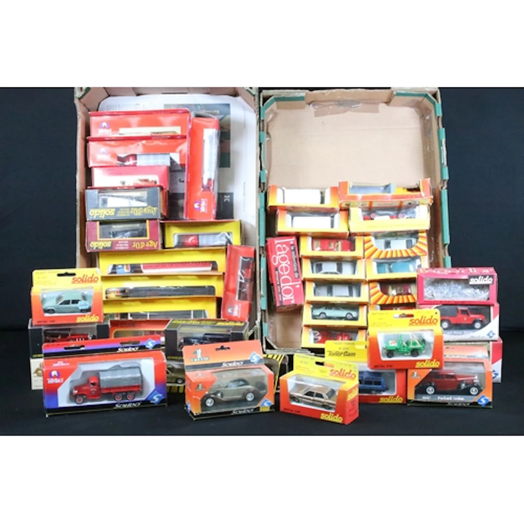 44 Boxed Solido diecast models to include Age d'or, Toner Ga...