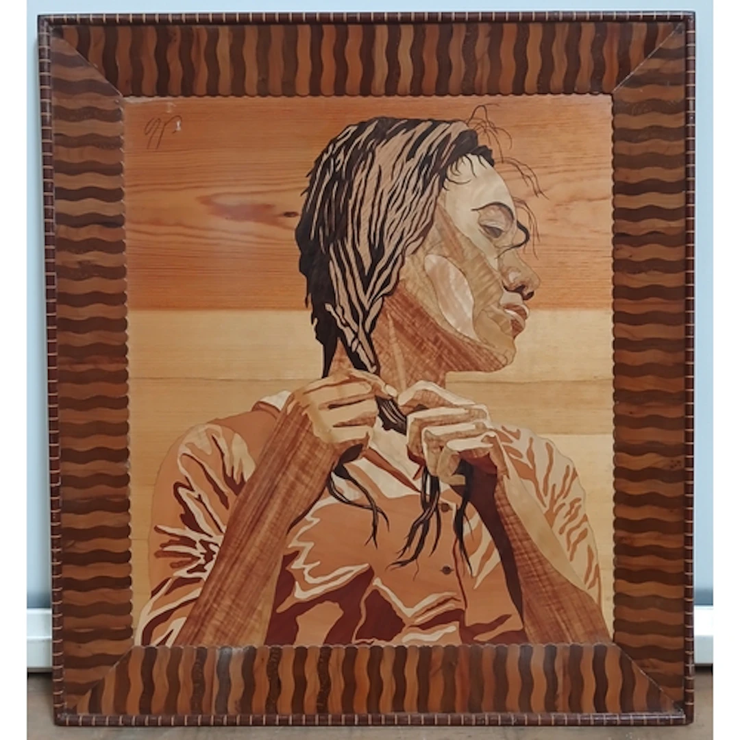 John Southworth Prescott (1939), untitled, mixed wood marque...