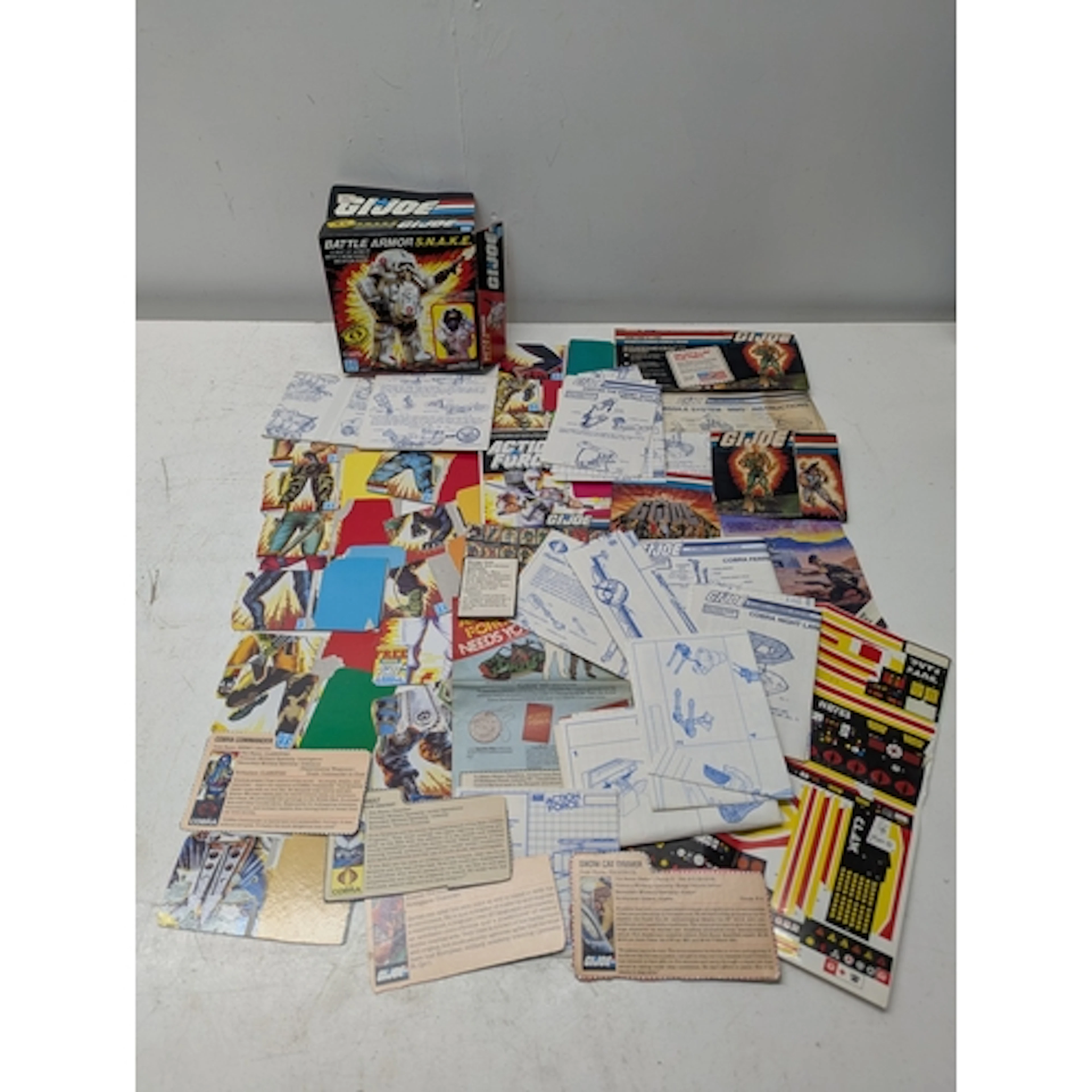 A large collection of Hasbro G I Joe ephemera to include an ...