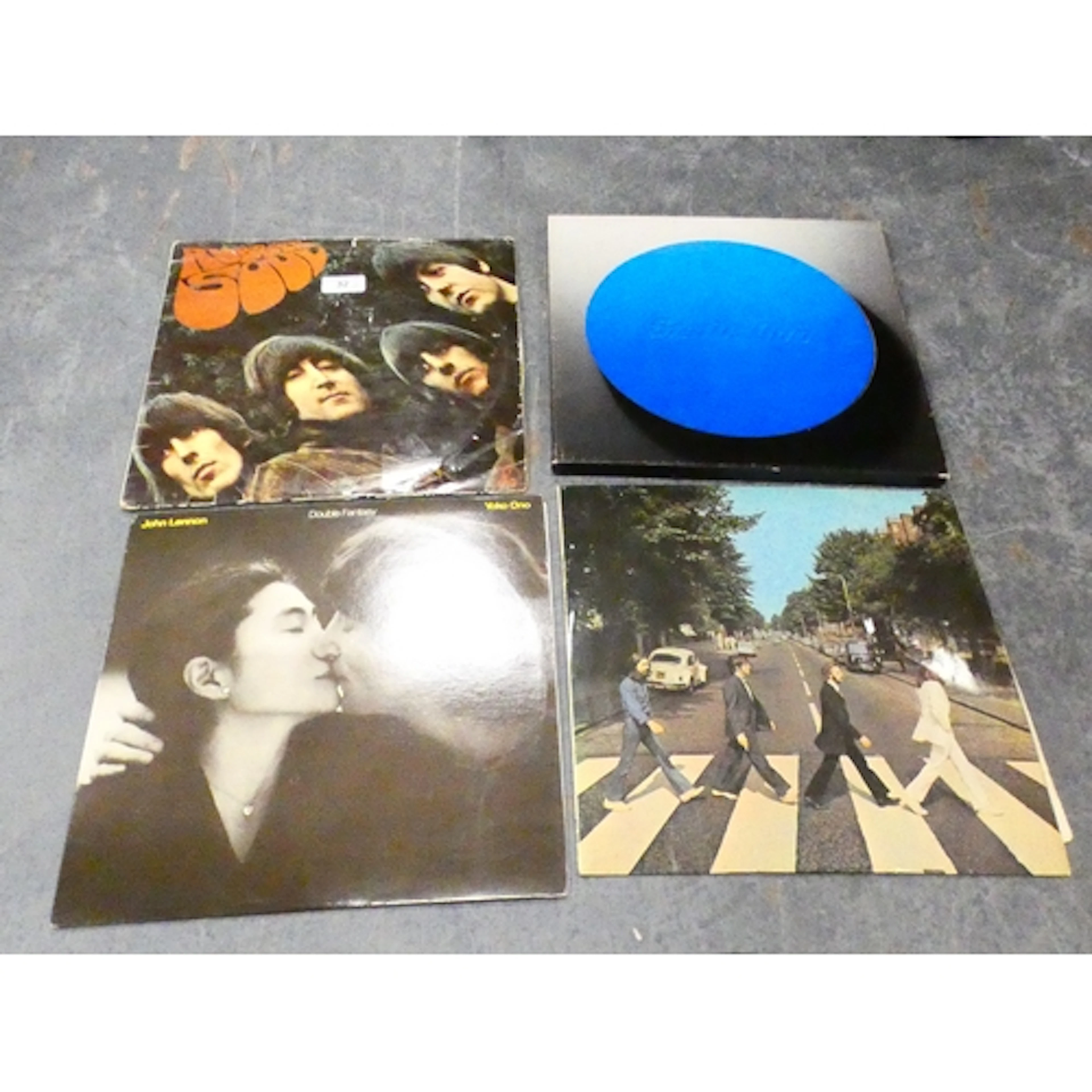 Collection of pop and rock related vinyl albums to include T...
