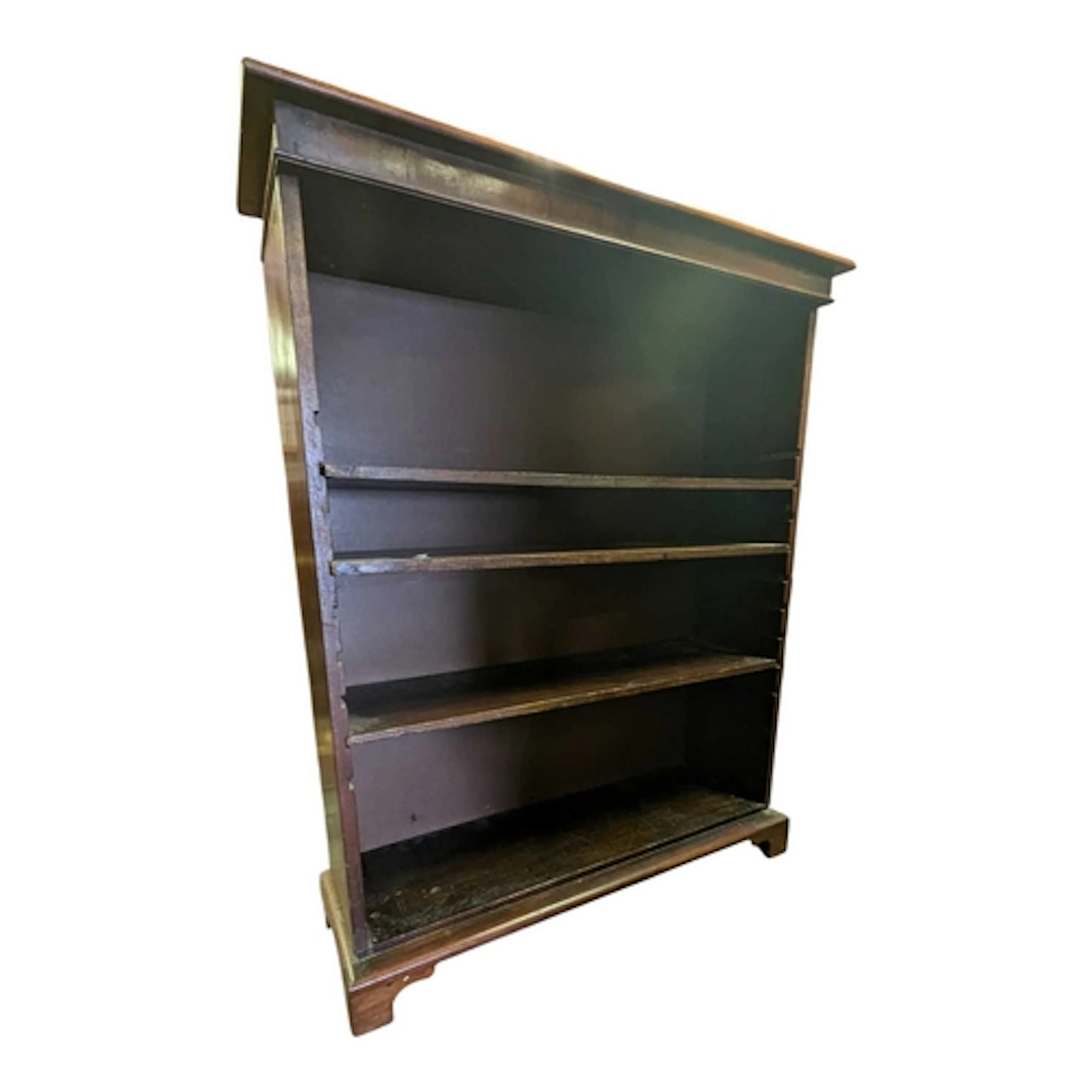 A 19th-century Victorian mahogany open window bookcase. The ...