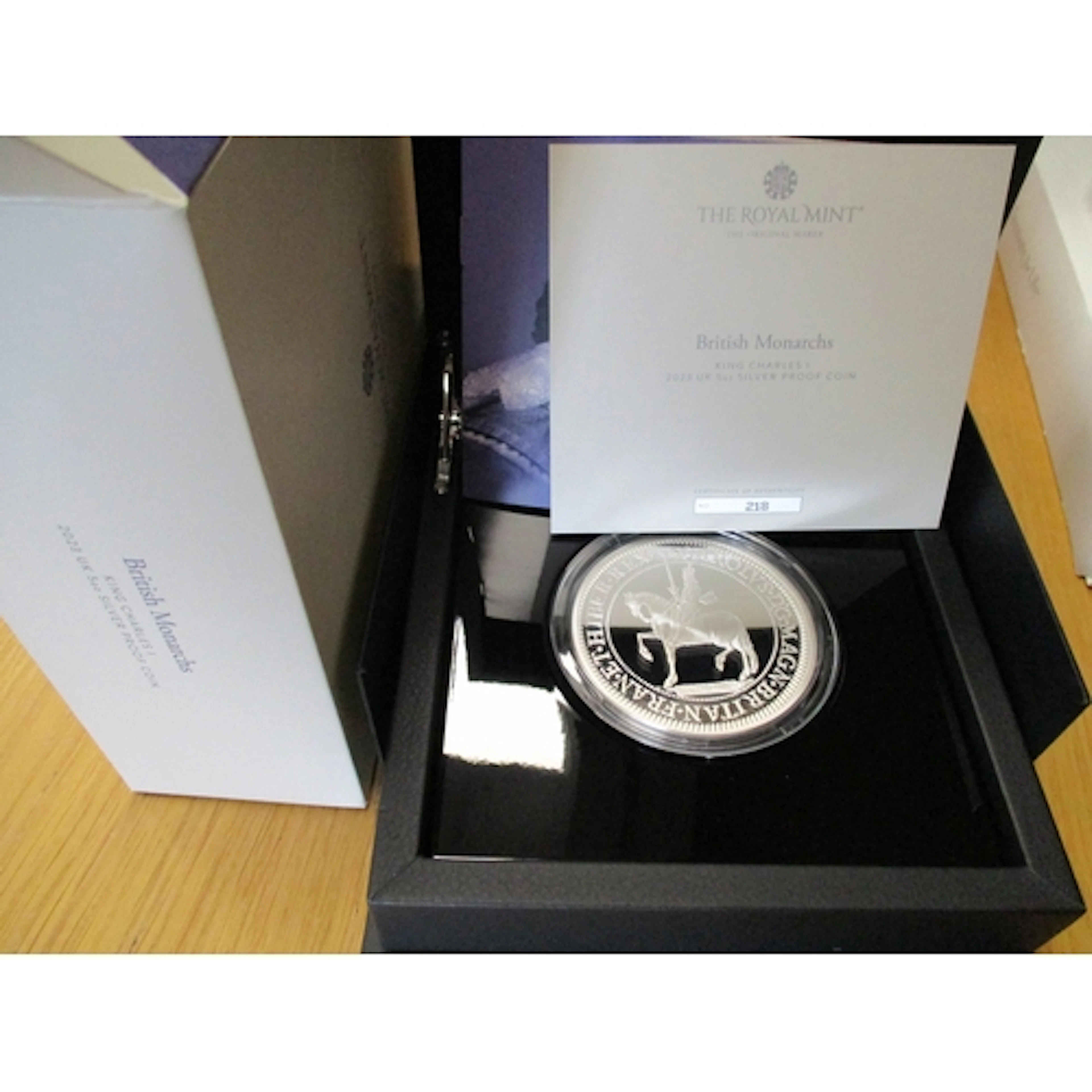 2023 'Monarchs King Charles I' 5oz £10 silver proof FDC. (R)
