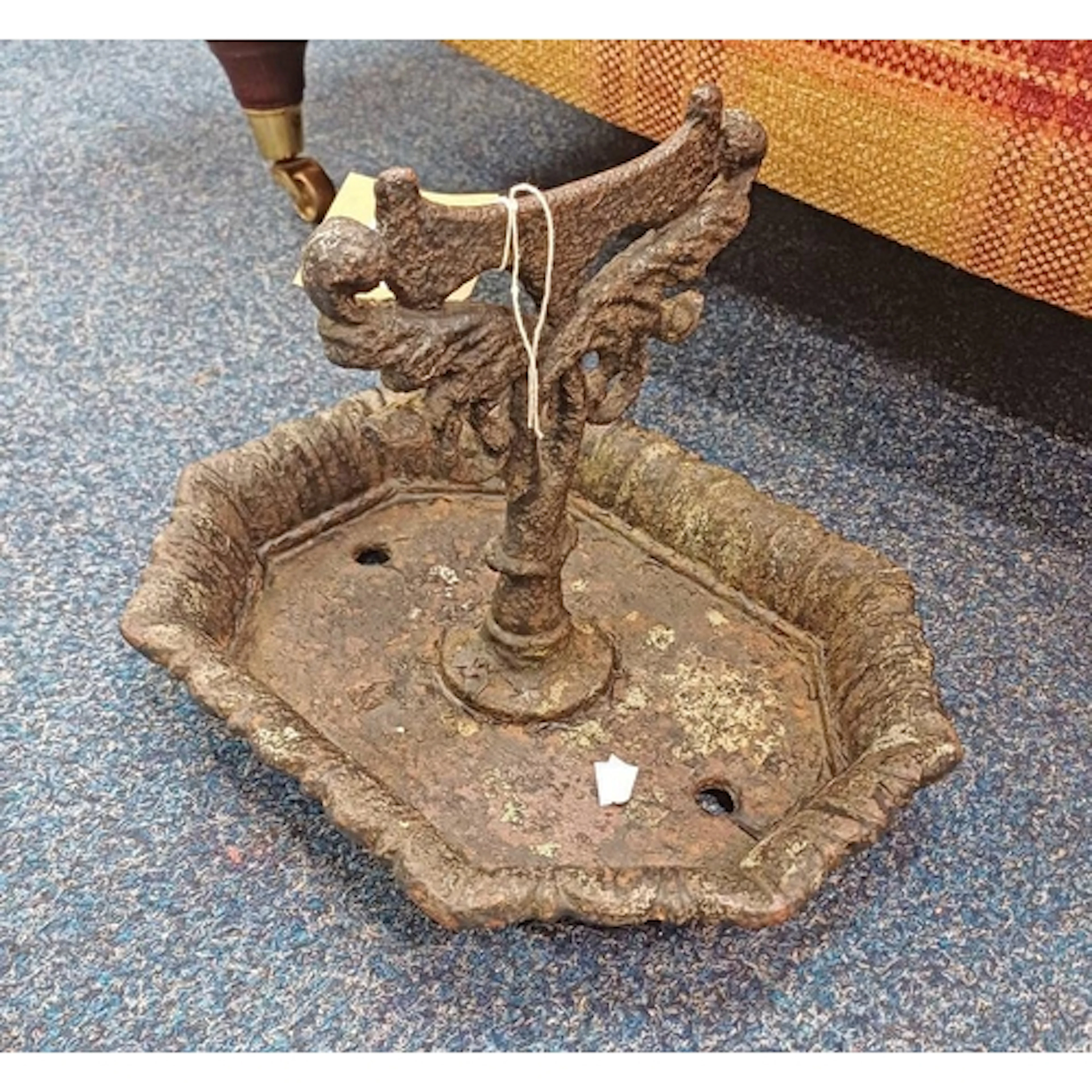 PAINTED CAST IRON BOOT SCRAPER