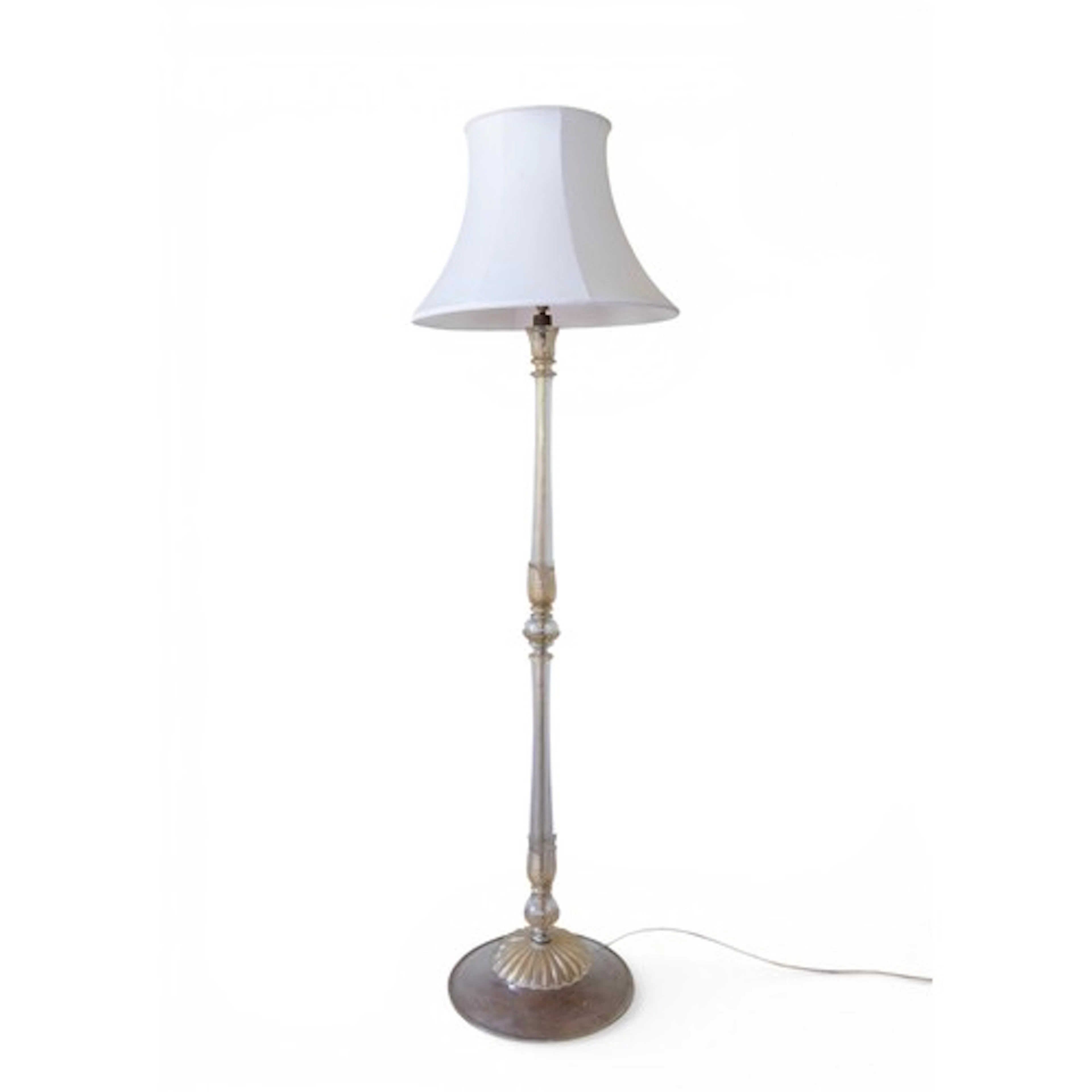 A VINTAGE MURANO GLASS FLOOR LAMP possibly by Barovia & ...