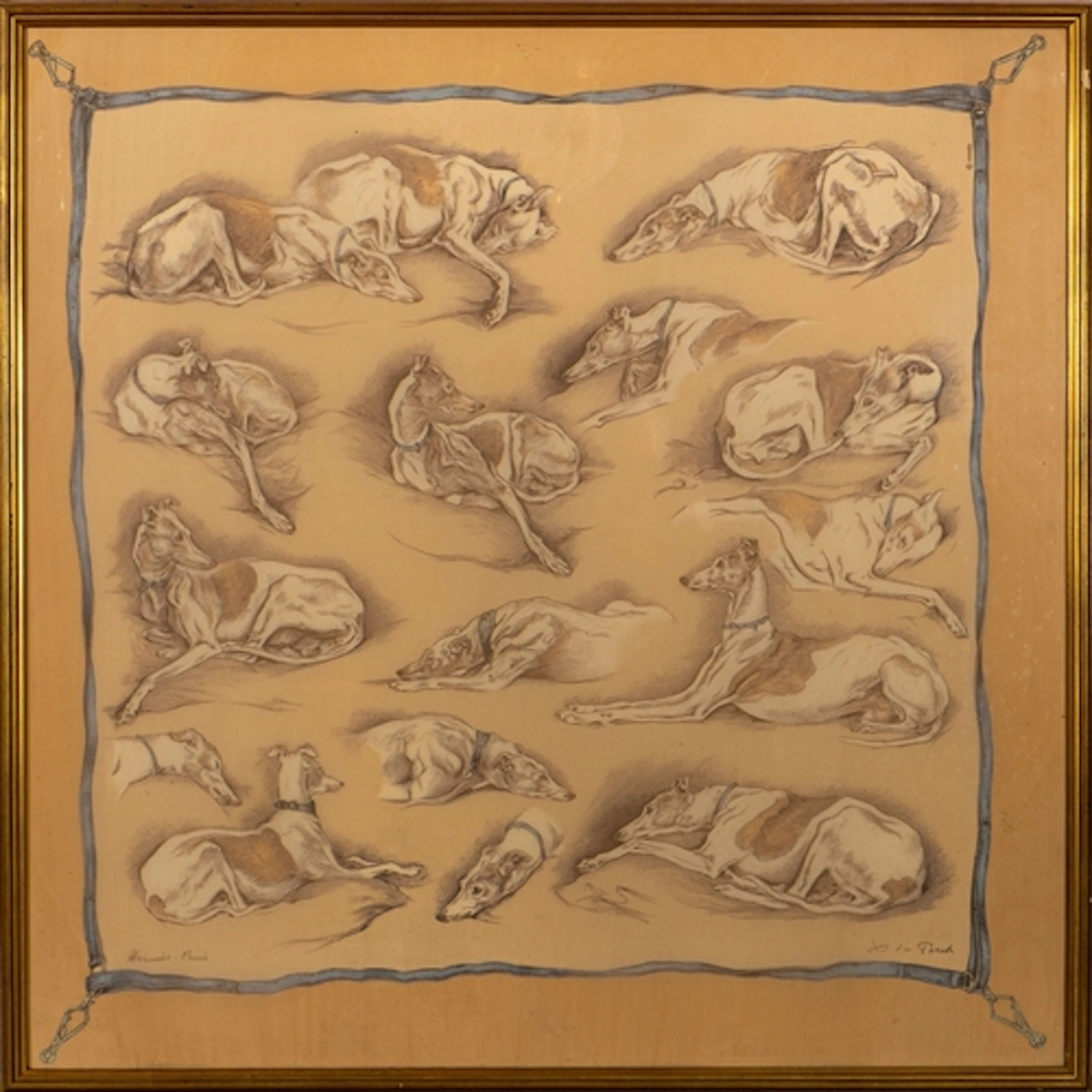 Hermes, Paris; after Xavier de Poret (French, 1894 - 1975); ...