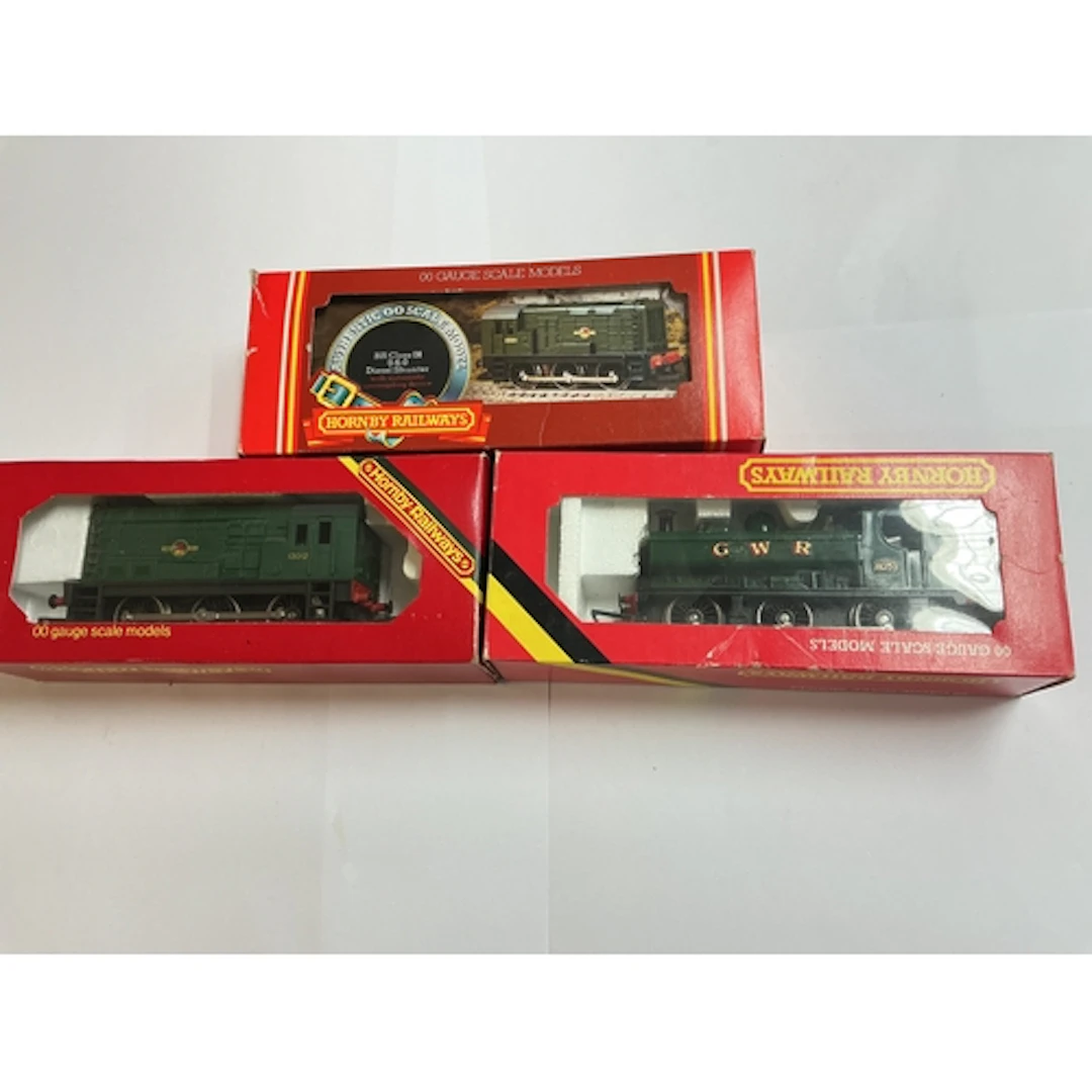 3 X Boxed Hornby 00 Gauge Locomotives. 2 Shunters And A GWR ...