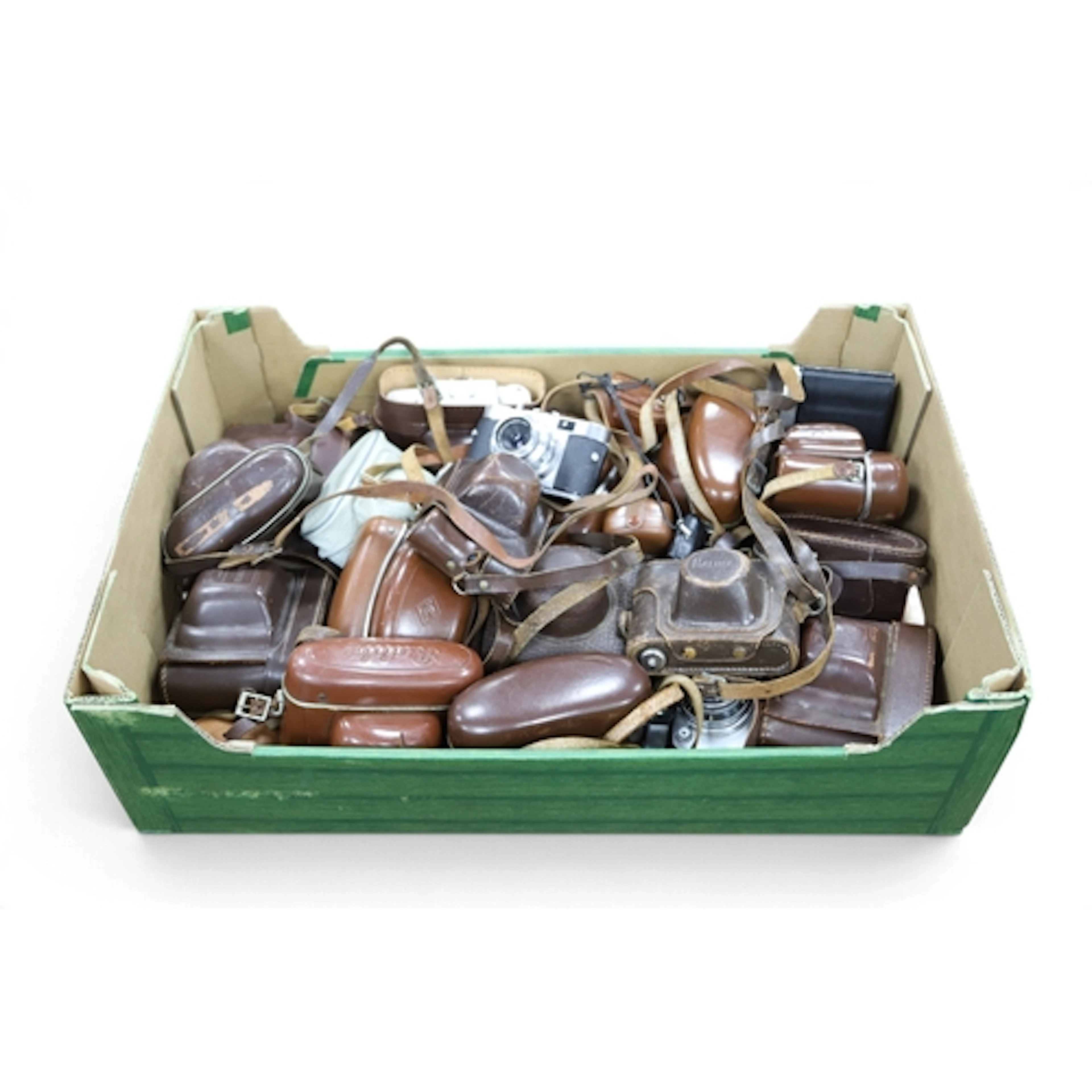 A large collection of 35mm SLR Film Cameras to include examp...
