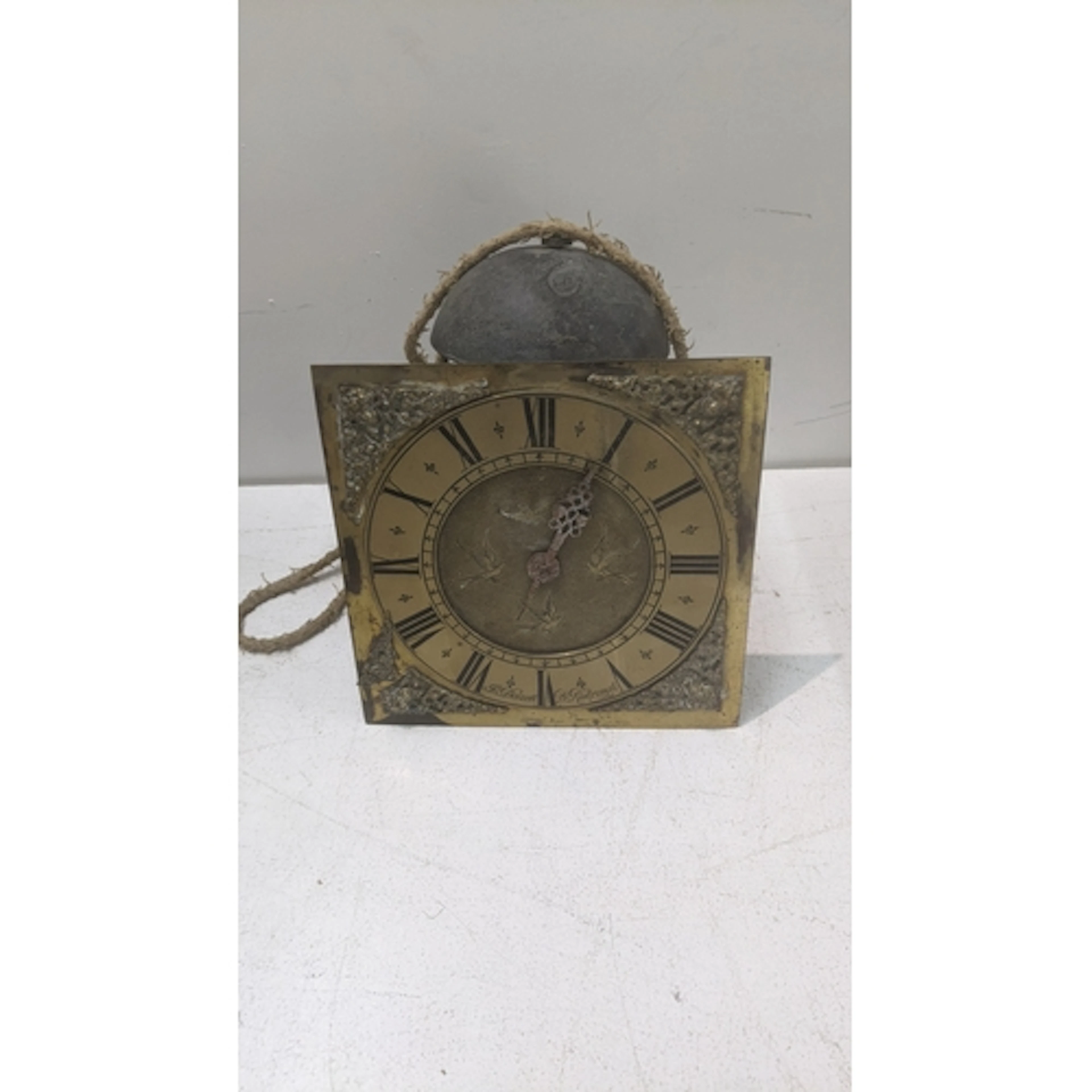 An early 18th century 30-hour longcase clock movement, havin...