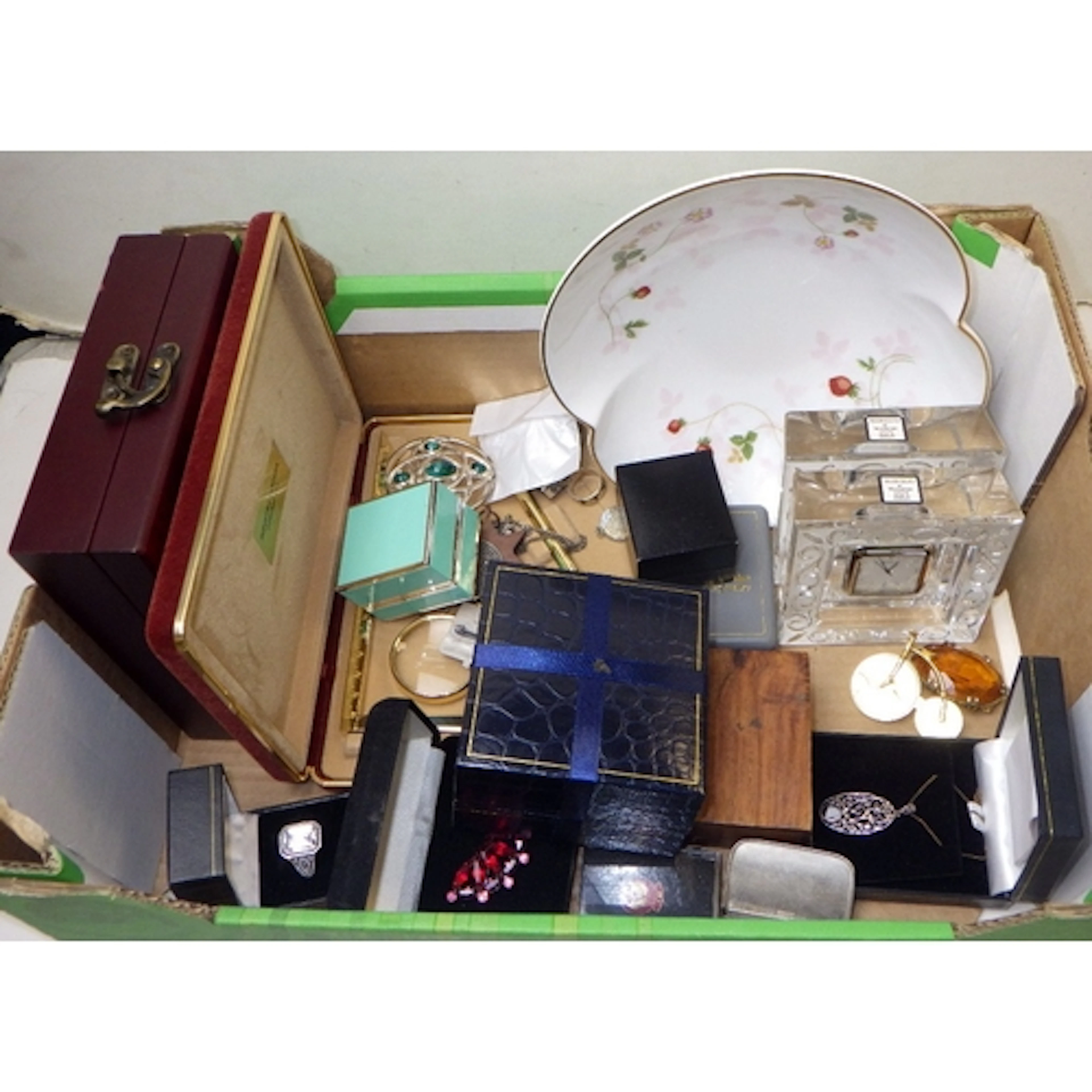 A miscellaneous lot to include costume jewellery, a WW2 camp...