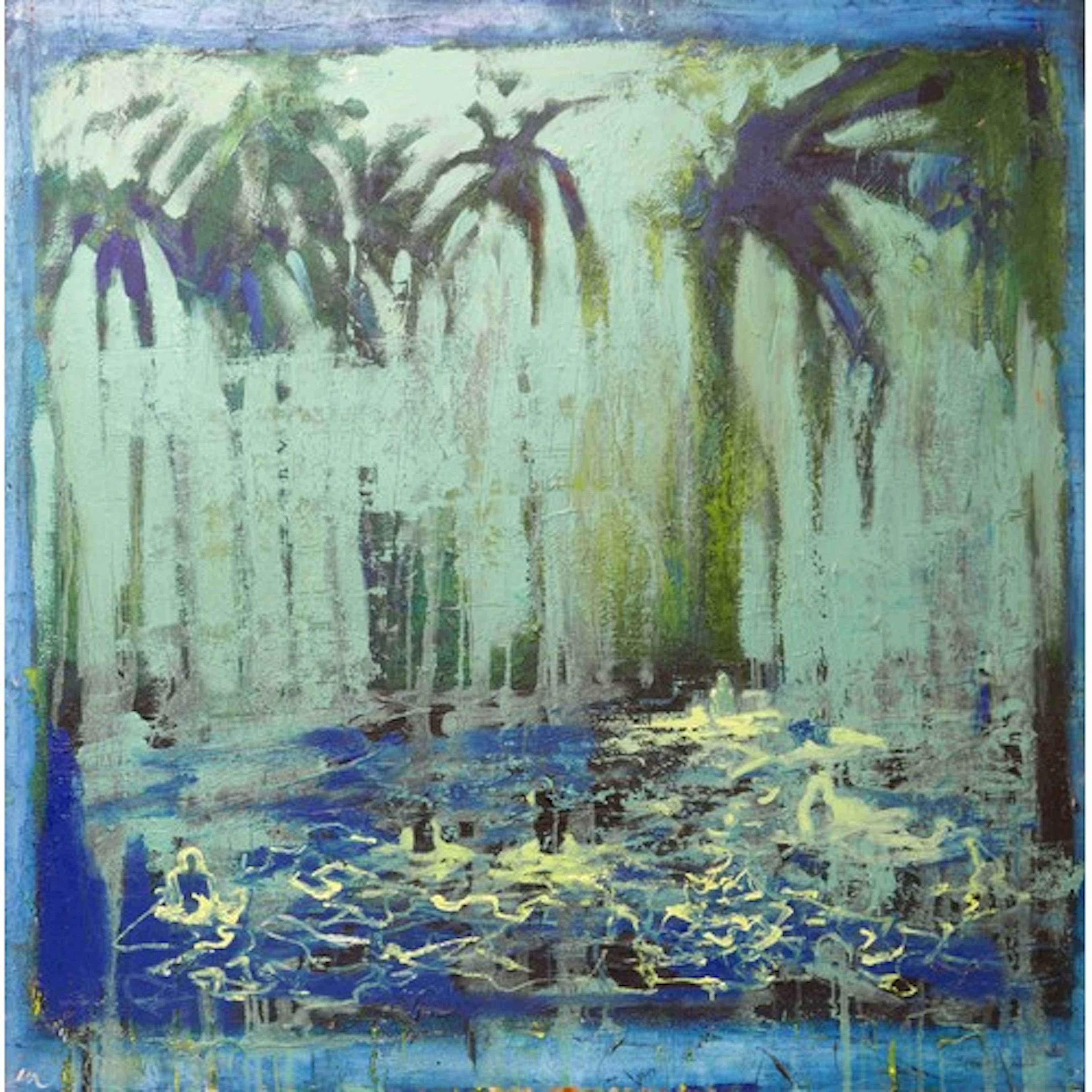 Paul Wadsworth (British, b. 1964): 'Moonlight Water', oil on...