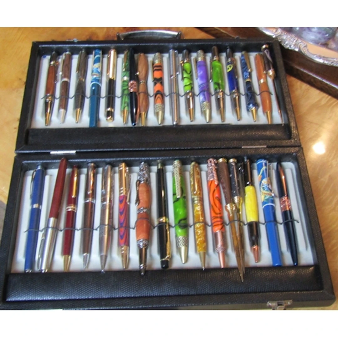 Collection of Various Ballpoint Pens Good Quality Designer a...