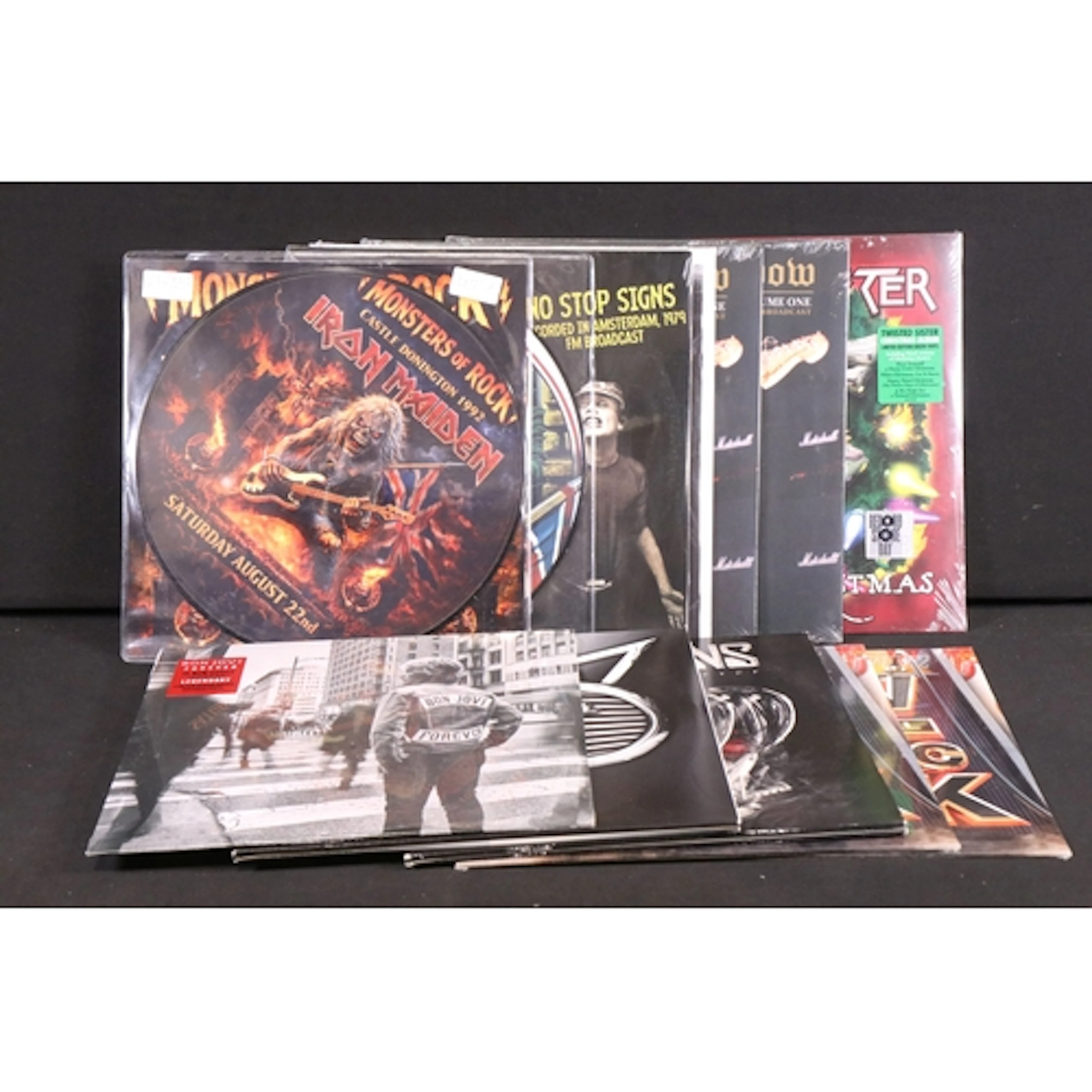 Vinyl - 12 Rock / Metal LPs to include Iron Maiden x 2 (pic ...