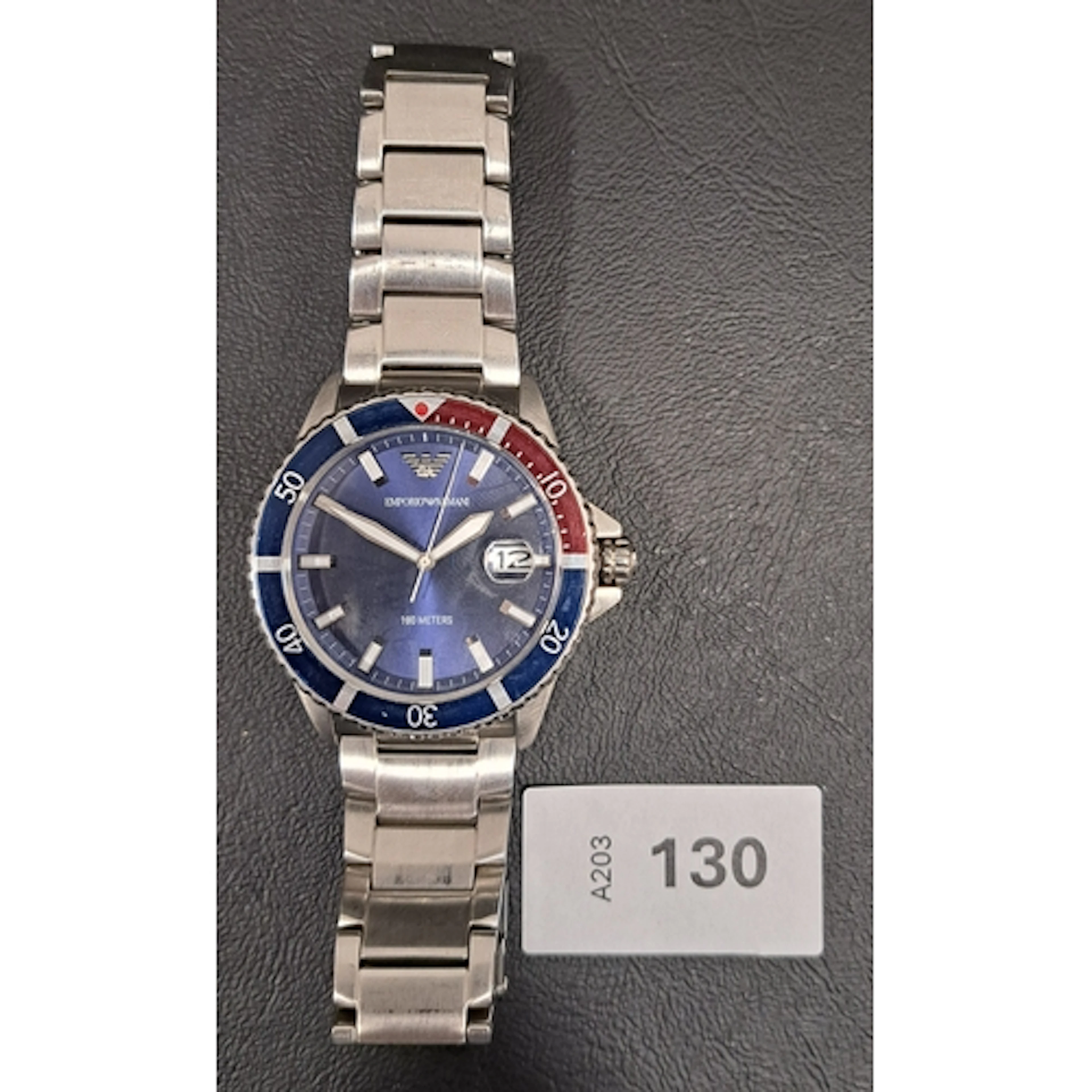 EMPORIO ARAMANI WRTISTWATCH WITH STAINLESS STEEL BRACELET th...