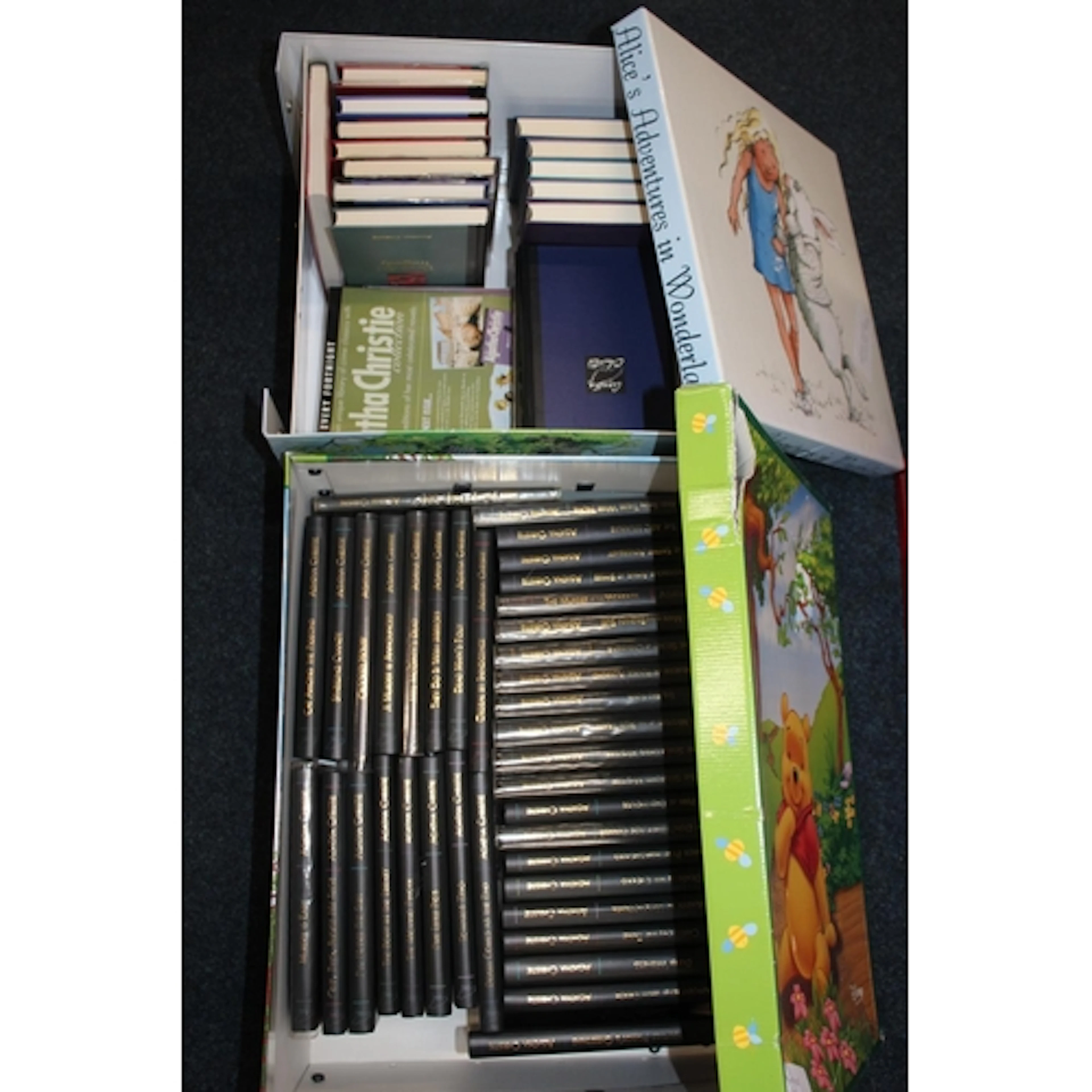 The Agatha Christie Collection, fifty-four books with accomp...