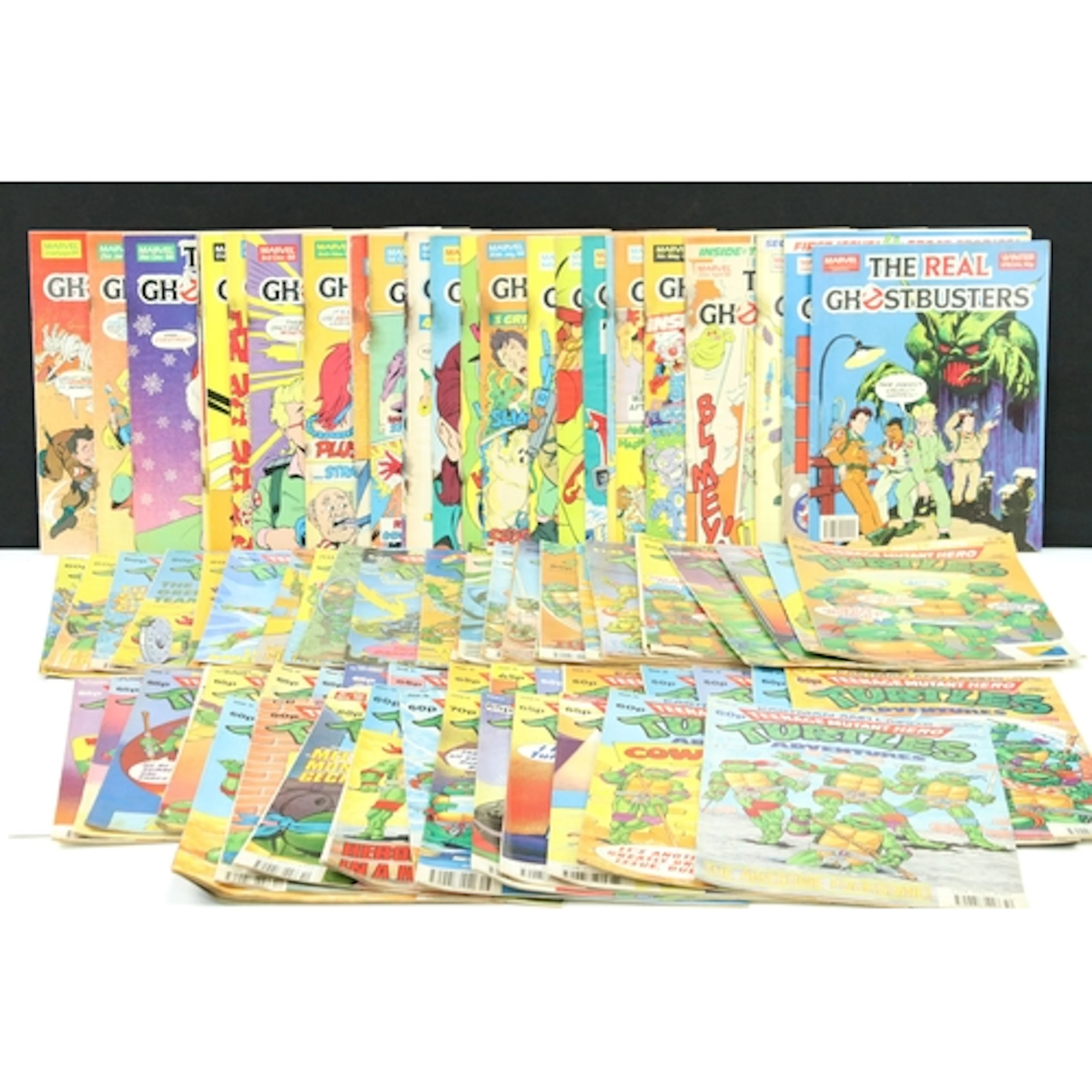 Comics - Around 50 Marvel Teenage Mutant Hero Turtles comics...