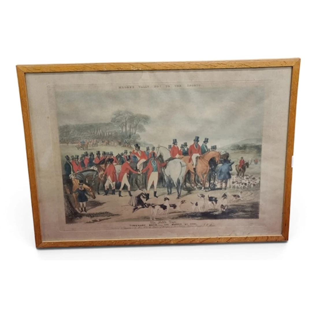 A good set of four 19th Century coloured Prints Moore's Tall...