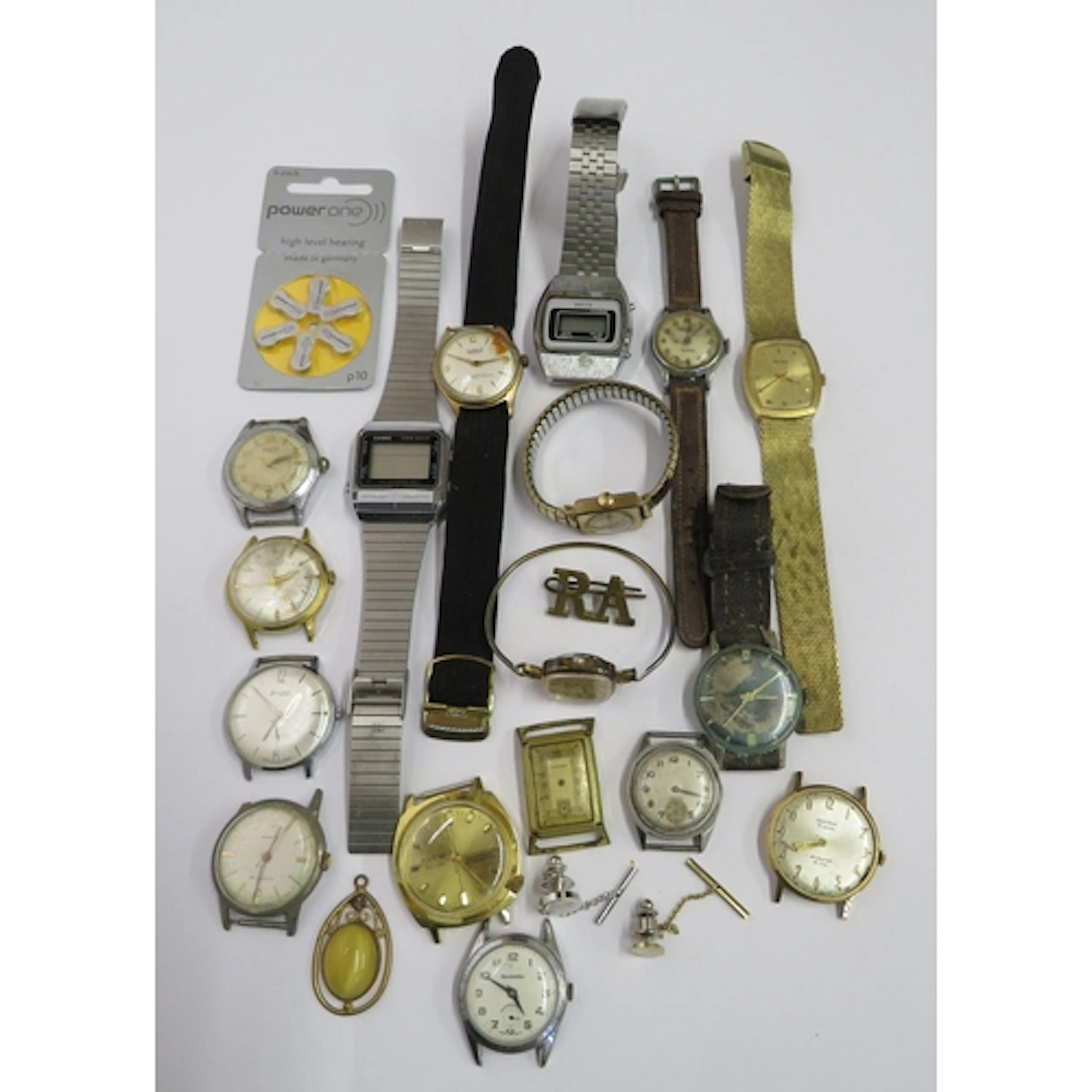 Wristwatches Spares/Repairs incl. Swissam, GG Star, Kelek, C...