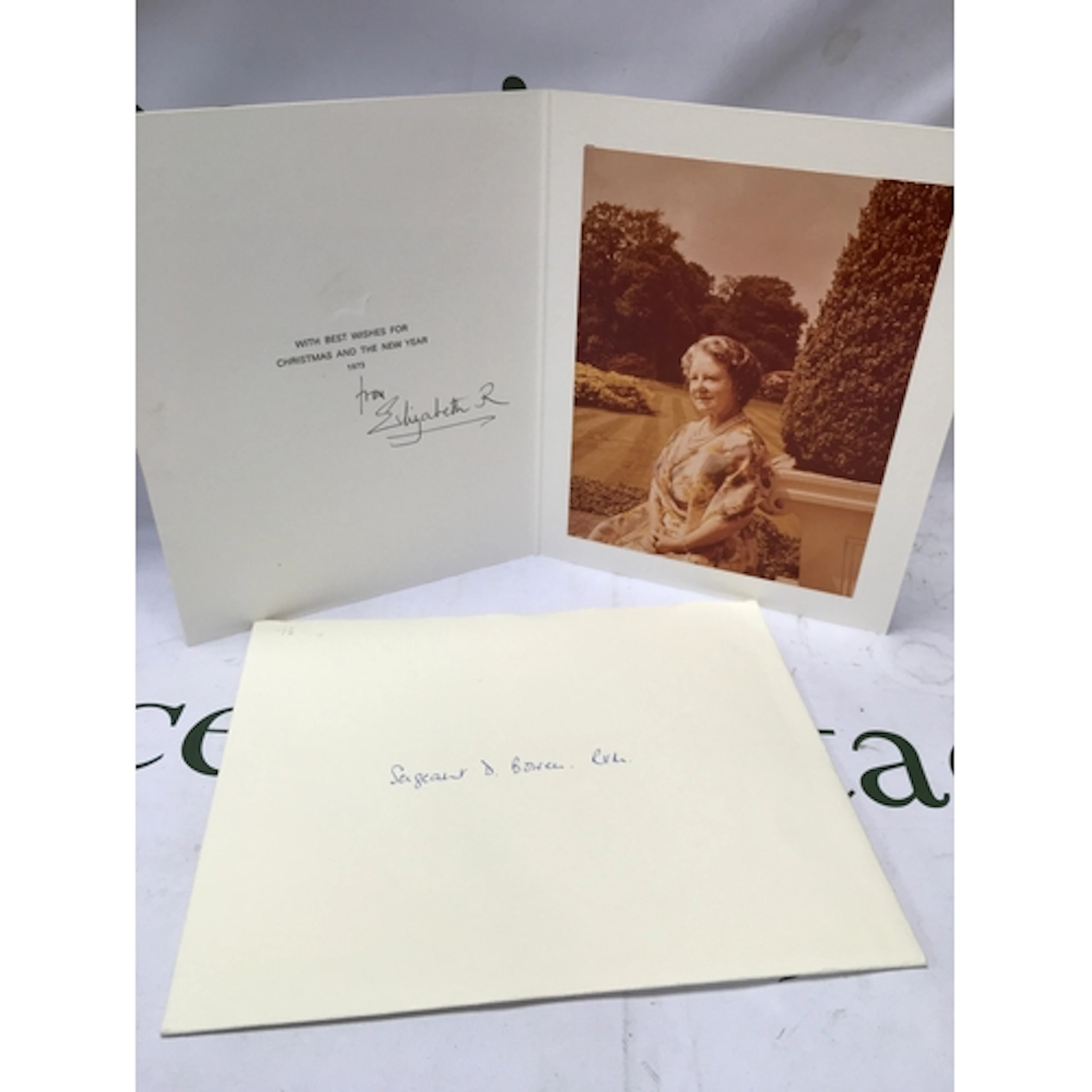 H.M. Queen Elizabeth (1900-2002) signed [autopen] Christmas ...