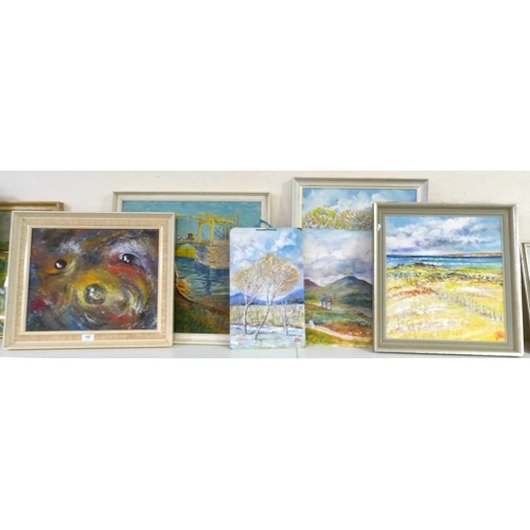 Group of Scottish oils on board mainly by I-B-K MacGregor, L...