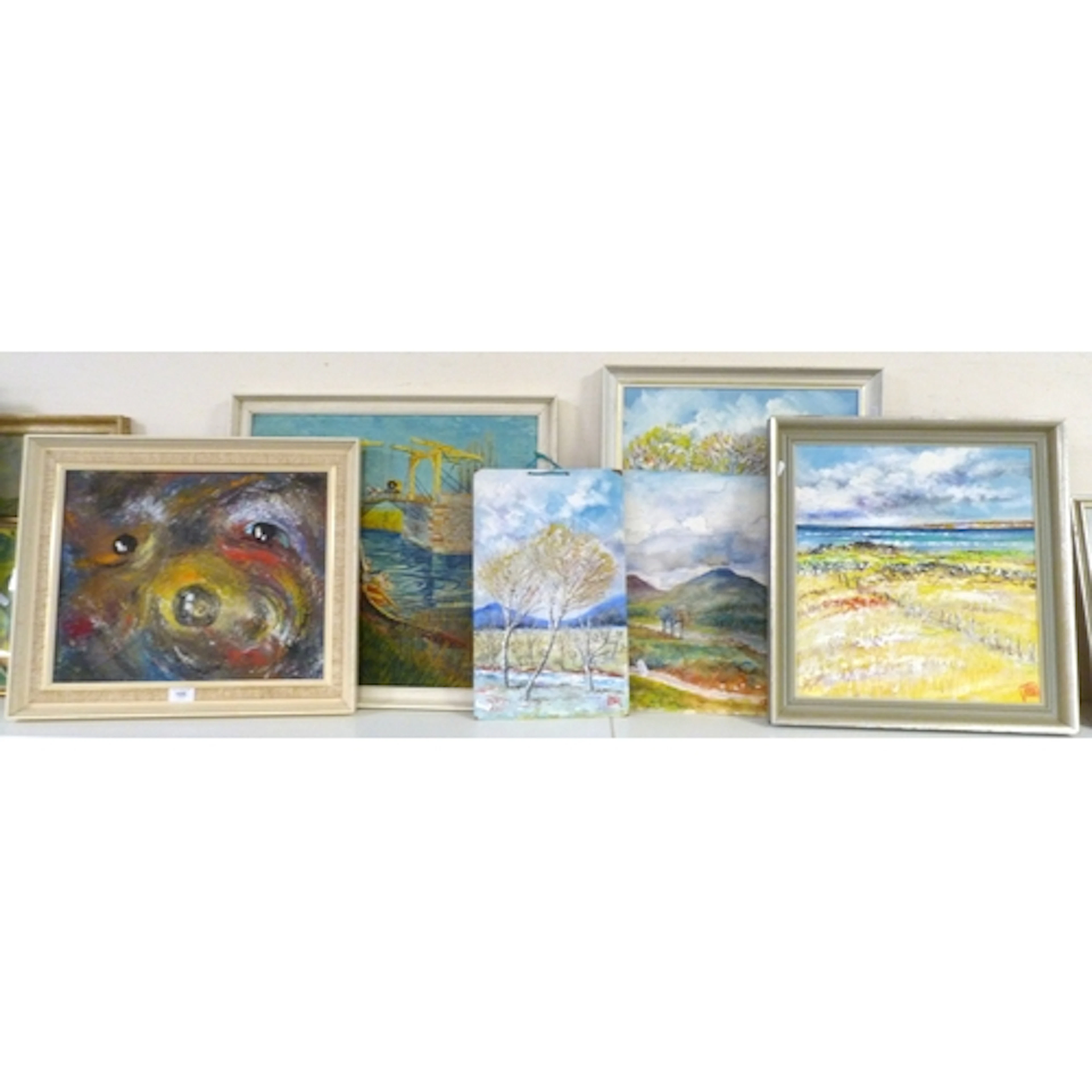 Group of Scottish oils on board mainly by I-B-K MacGregor, L...