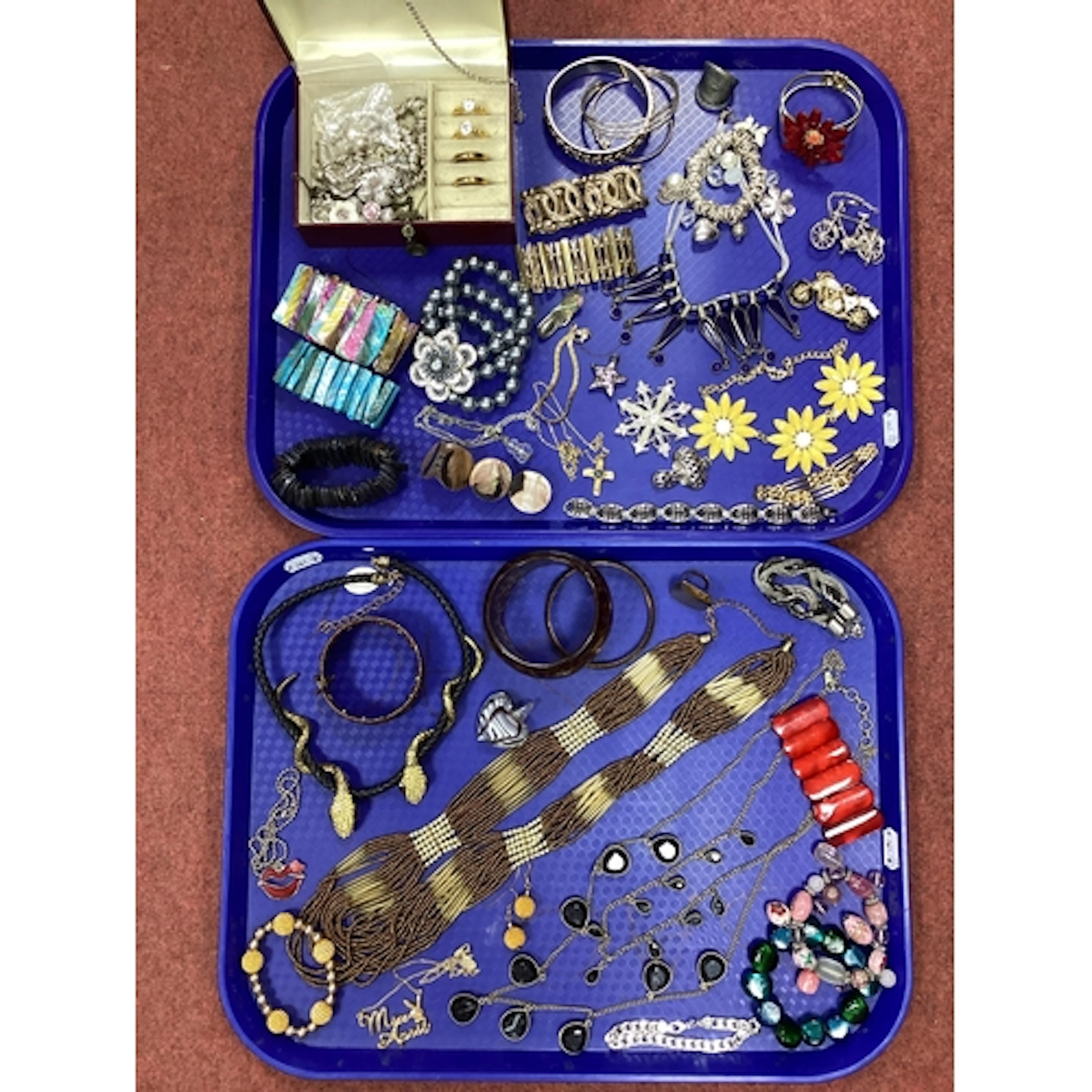 A Collection of Modern Costume Jewellery, including a serpen...