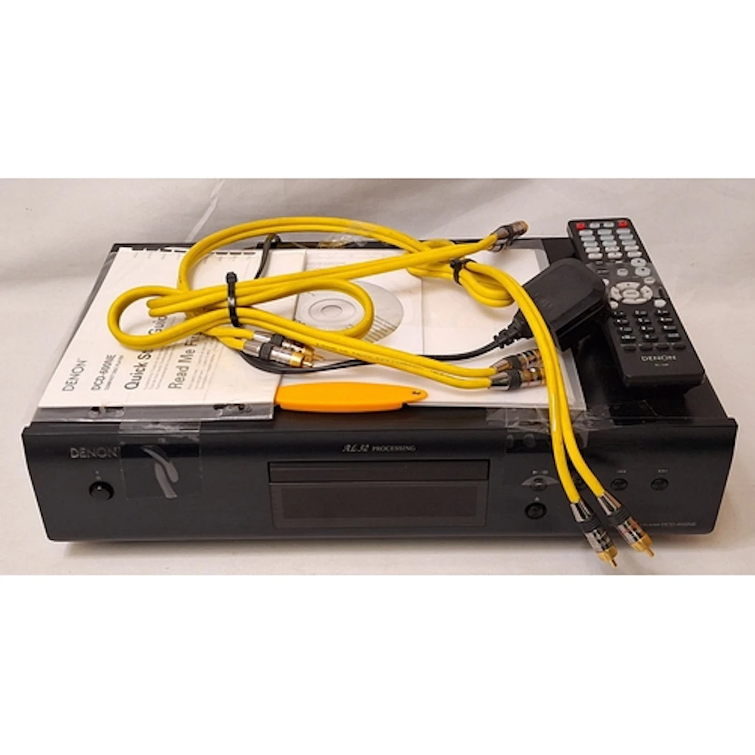 Denon Compact Disc Player DCD-600NE with instructions, power...