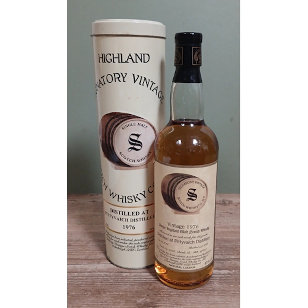 Highland Singnatory Vintage Pittyvaich 1976 distilled 22.6.7...