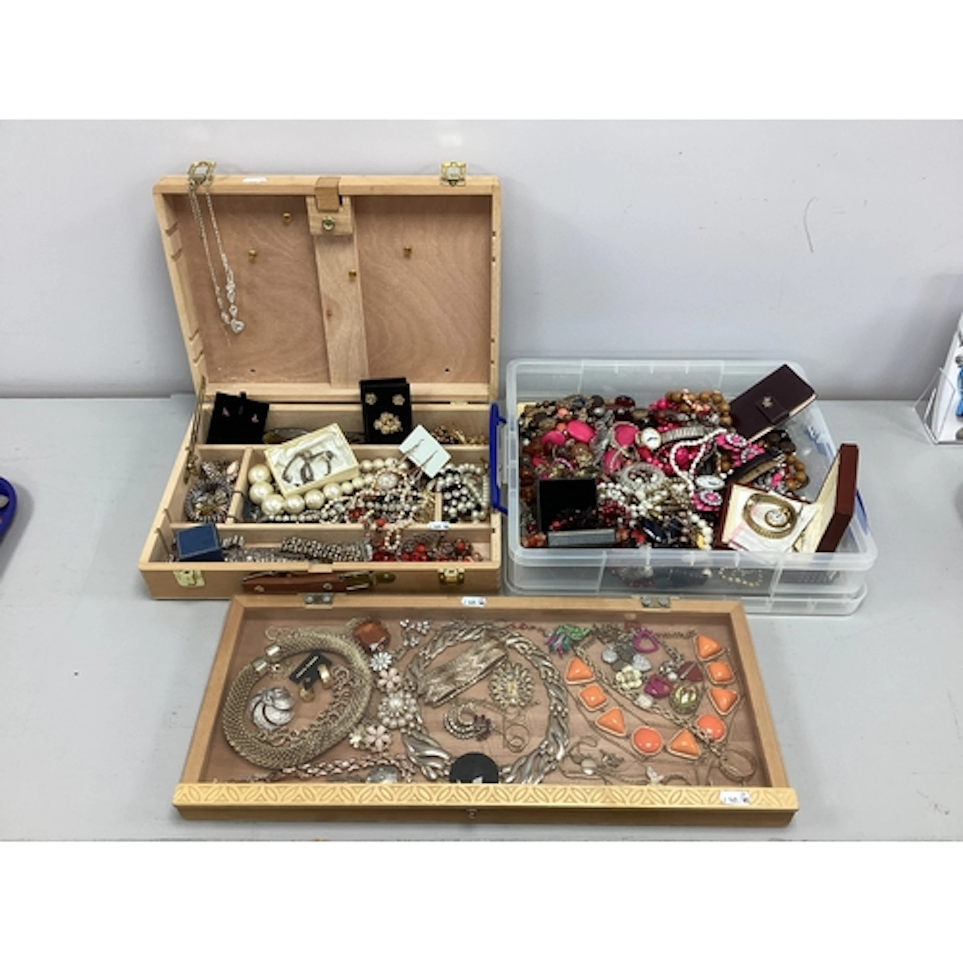 A Collection of Modern Costume Jewellery, including statemen...