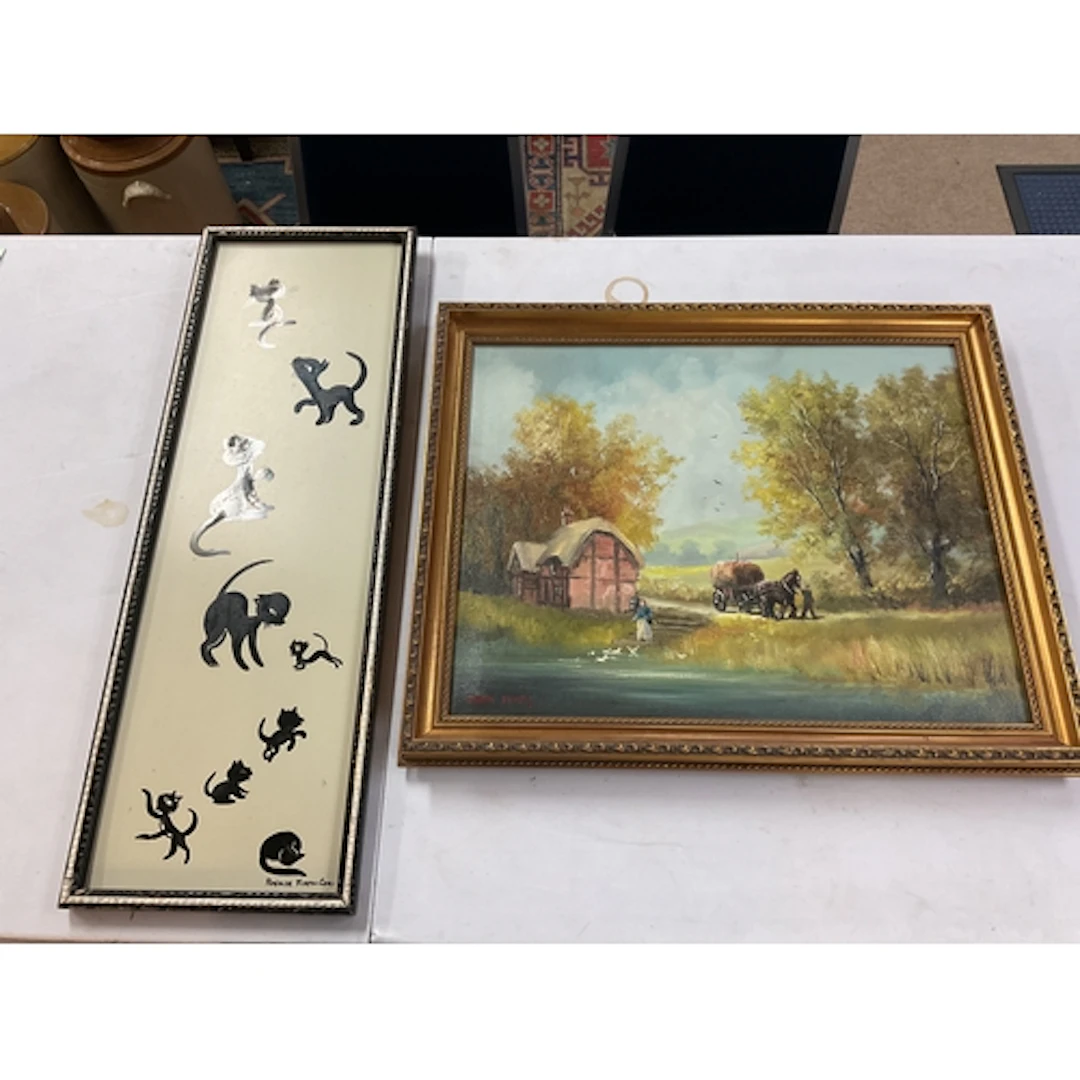 Rosalie Firth Cox black cat picture along with Dion Pears oi...