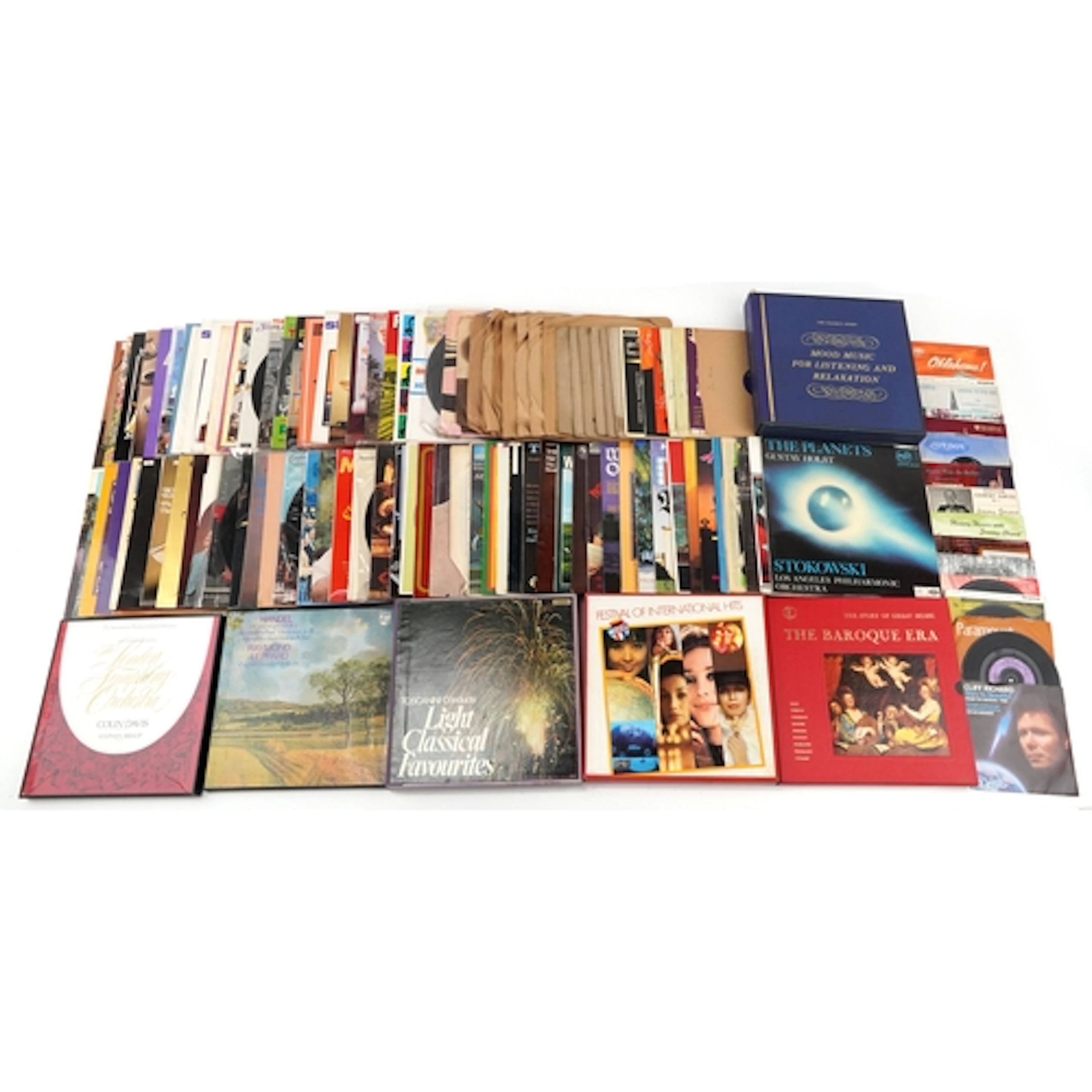 Collection of vinyl LPs, 78rpm and 45rpm records including B...
