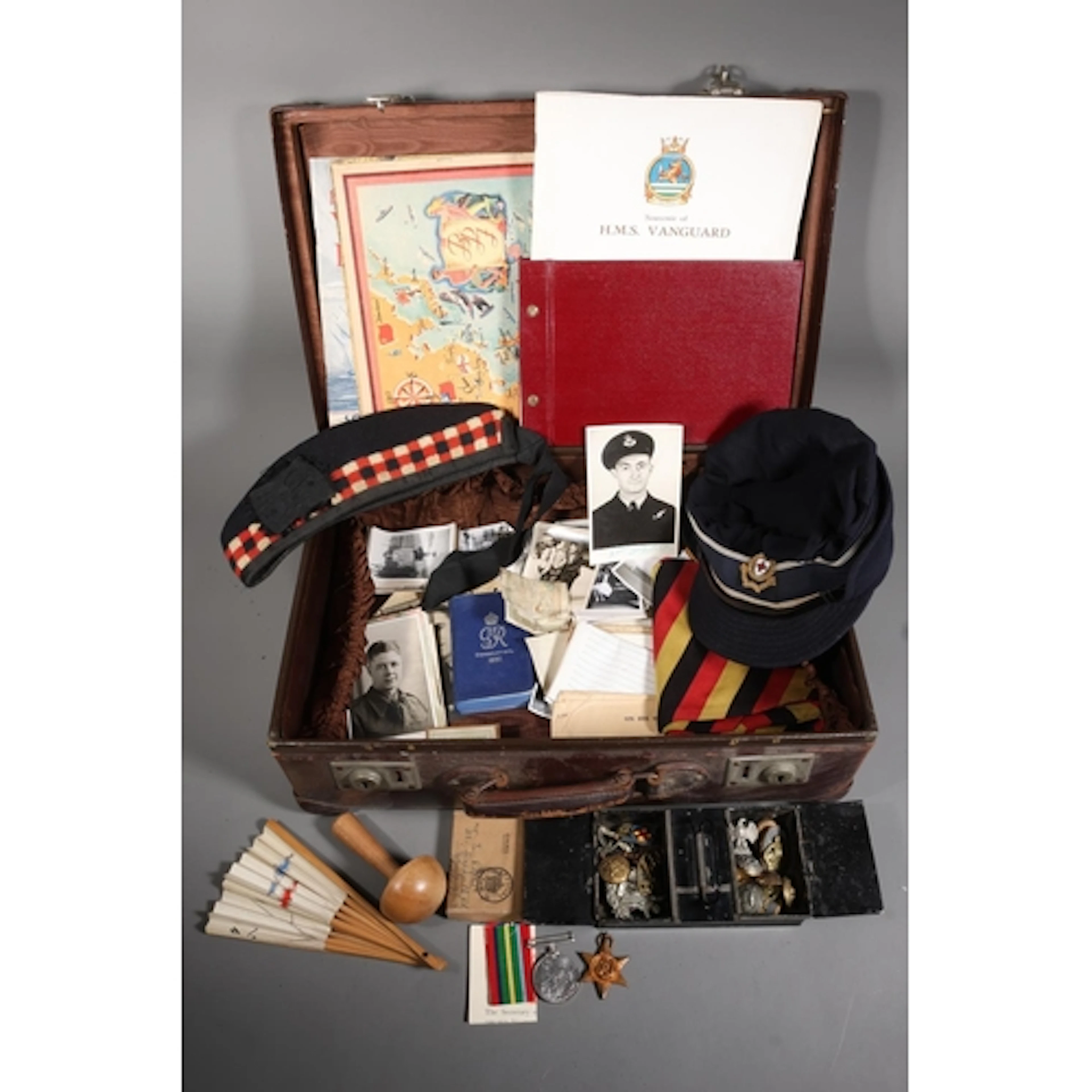 Medals and effects of Mr Eric Brunton Rhind of the Royal Nav...