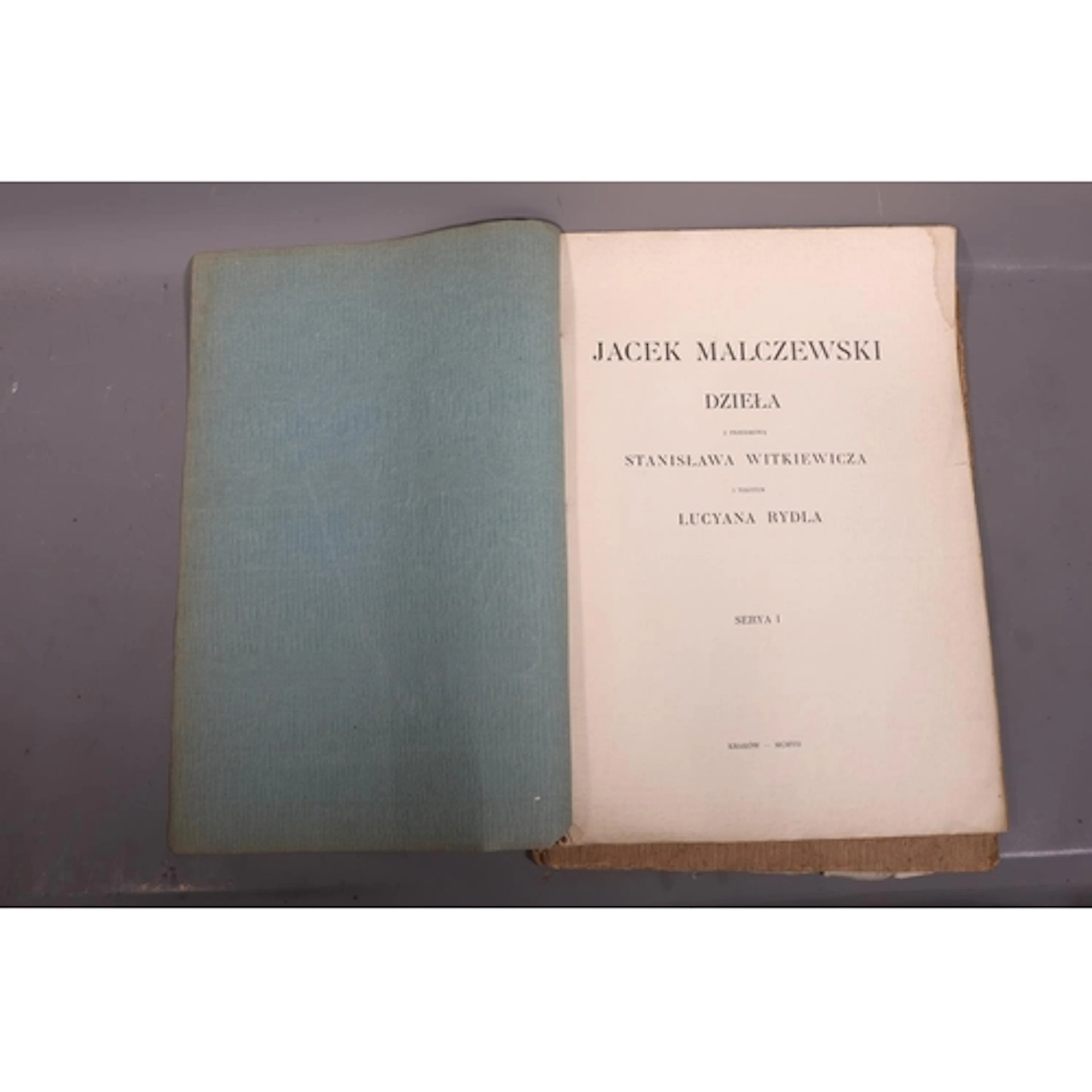 JACEK MALCZEWSKI (Polish 1854-1929), two large format books ...