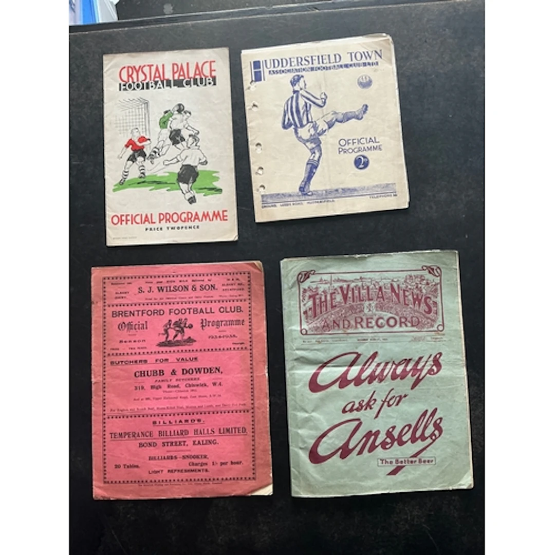 Pre War Football Programmes: 38/39 Crystal Palace v Walsall ...