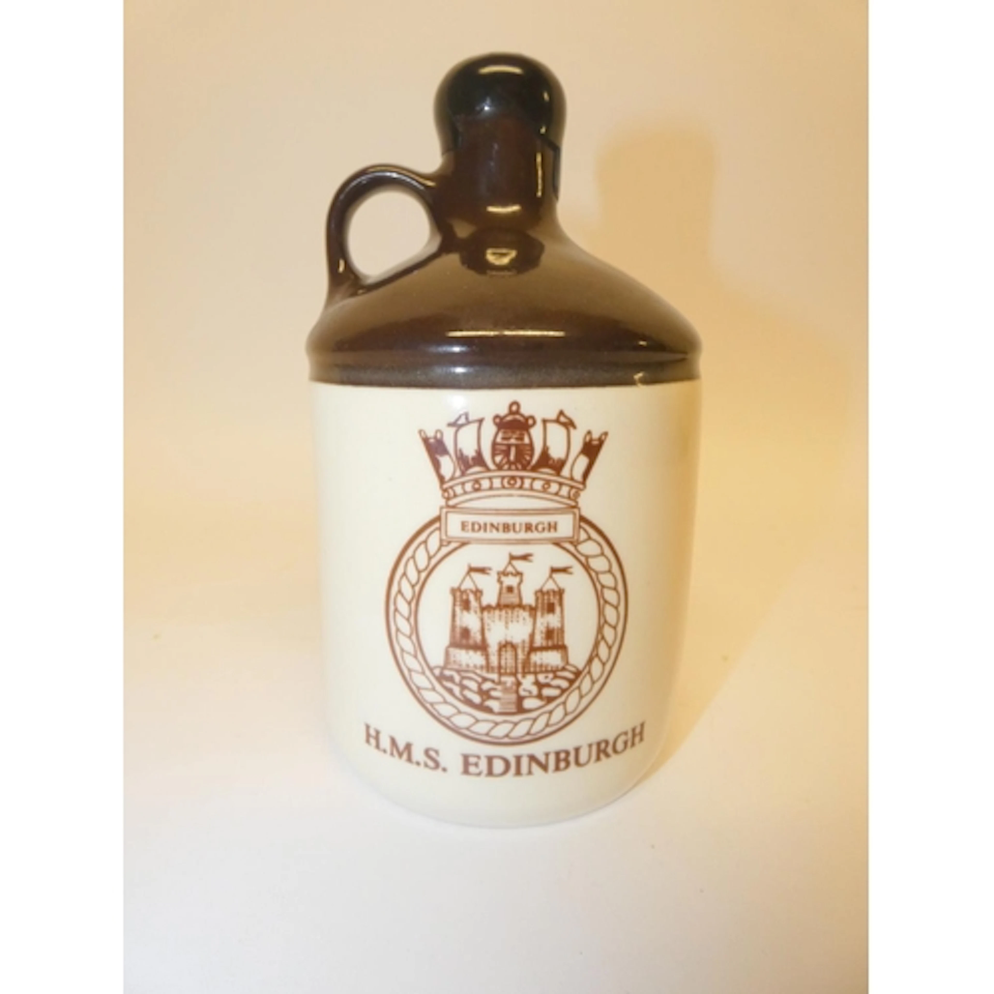 Shipping related ceramic flagon of port, by Mt. Aitken Estat...
