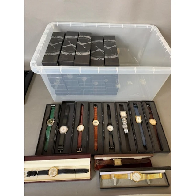 Approximately 55 contempoary fashion watches by Aviva, Rotar...