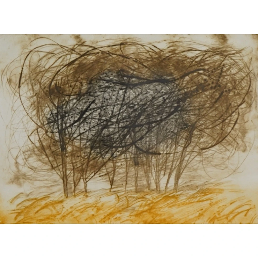 Walter Hoyle, 'Trees in the Wind', signed in pencil to the l...