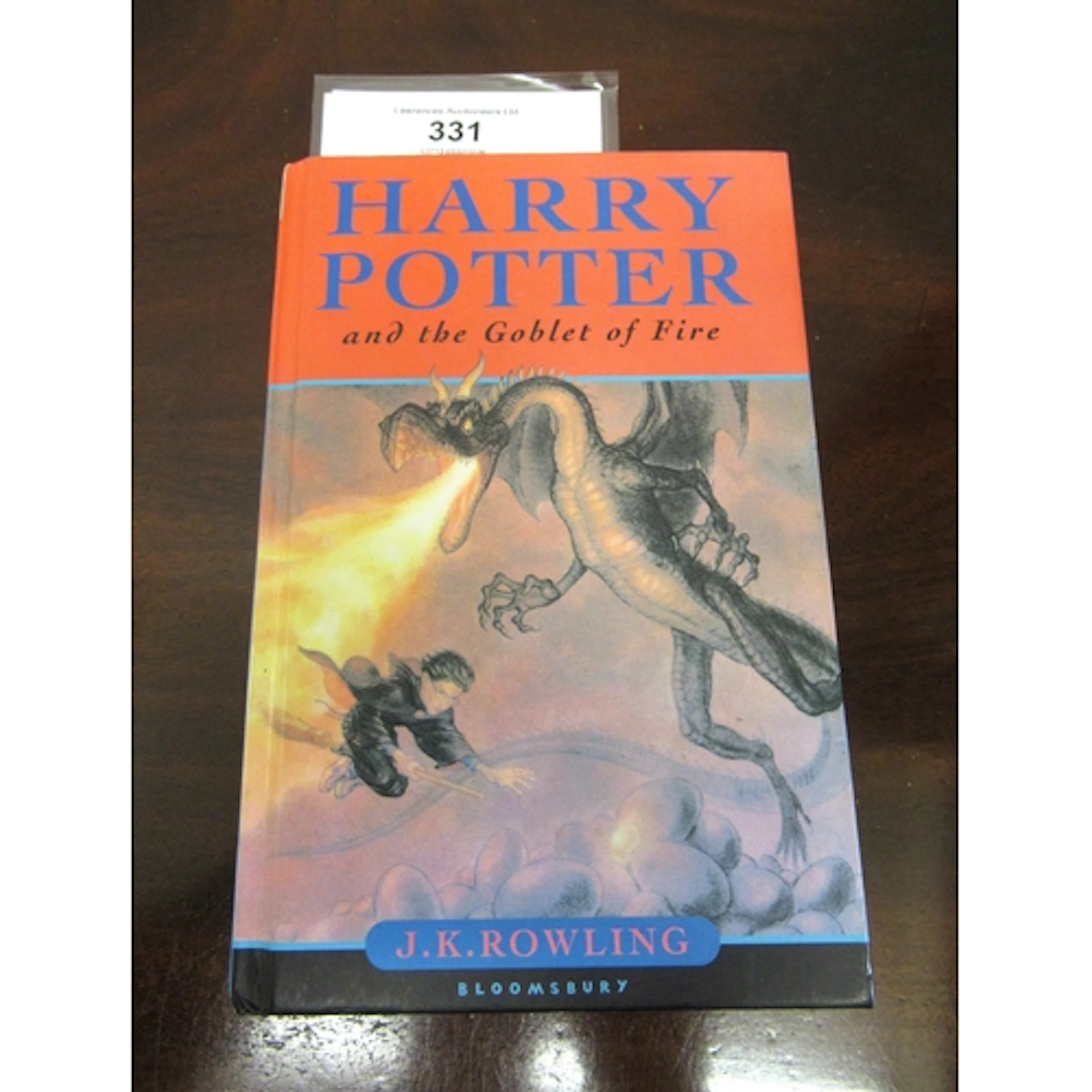 Harry Potter and the Goblet of Fire, by J.K Rowling, hardbac...