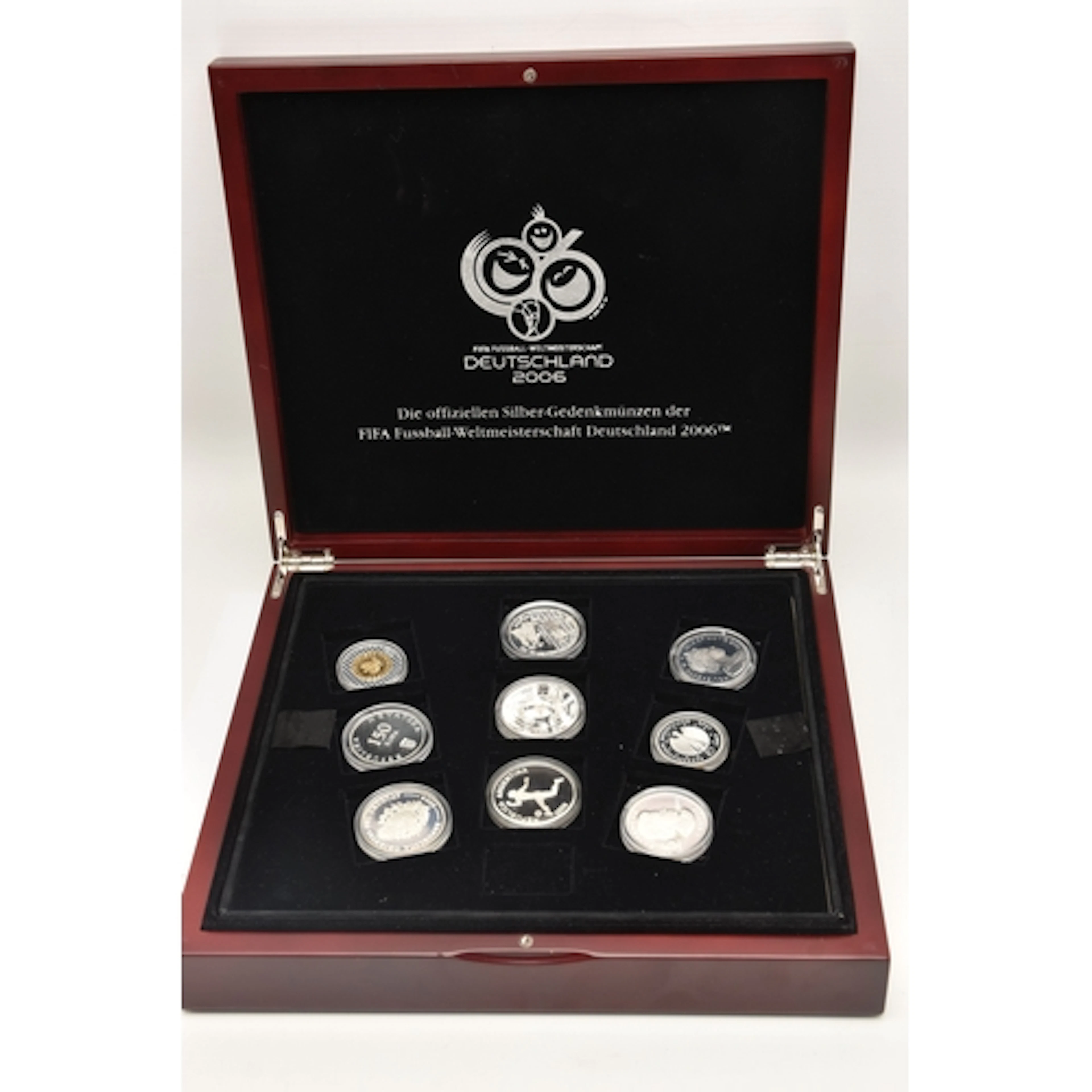 2006 FIFA WORLD CUP GERMANY THE OFFICIAL COMMEMORATIVE SILVE...