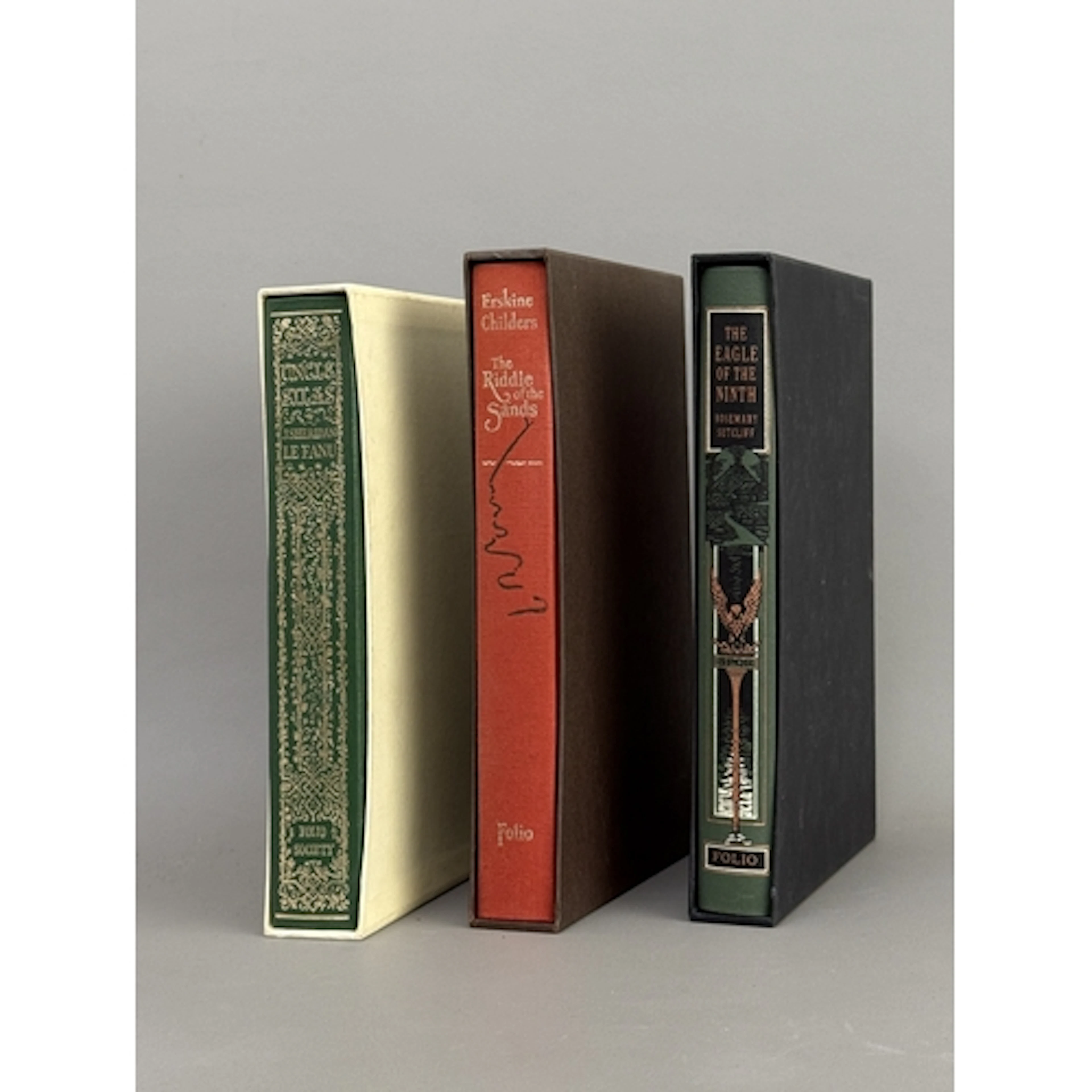 Three books published by The Folio Society - 'Uncle Silas,' ...