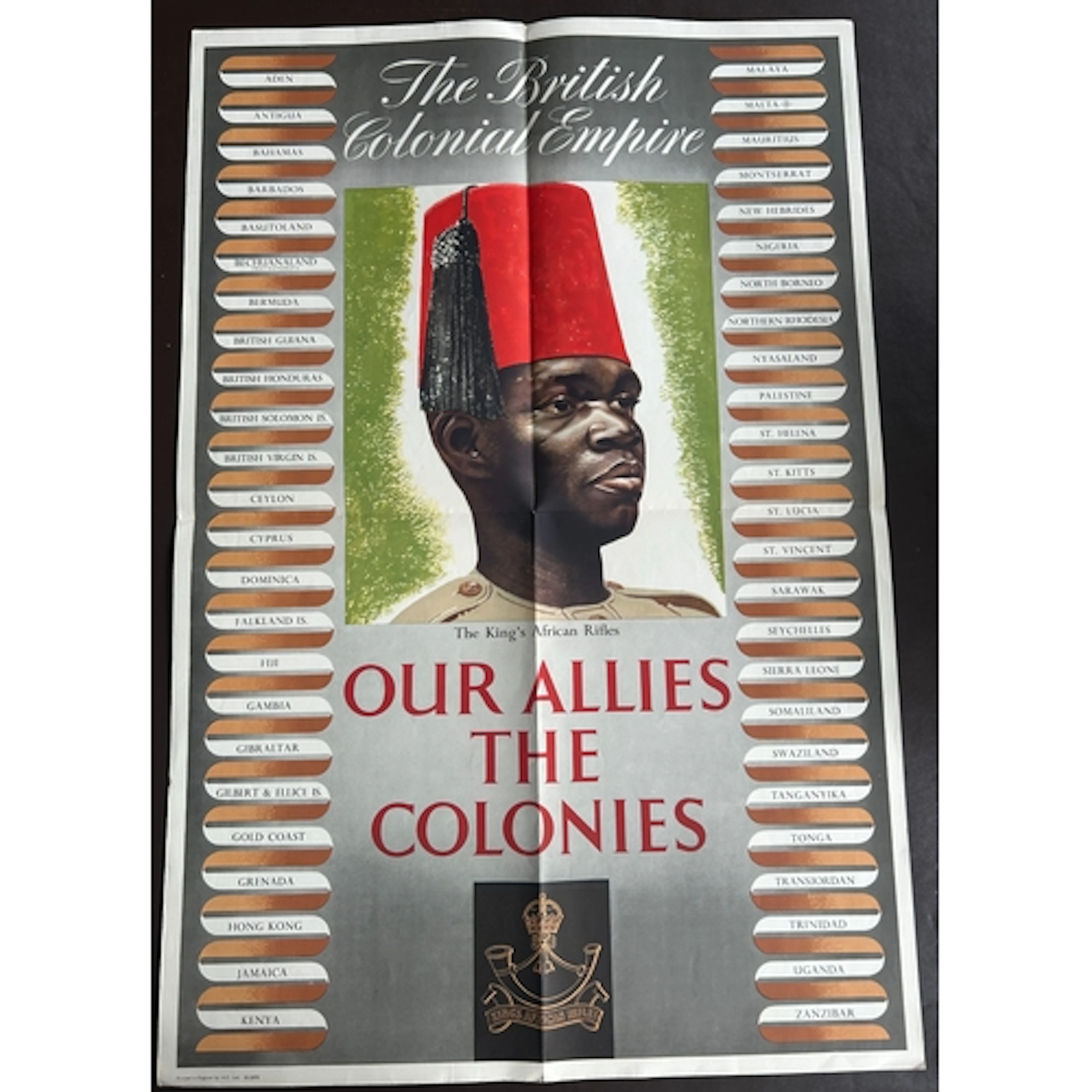 An original poster. The British Colonial Empire our allies t...