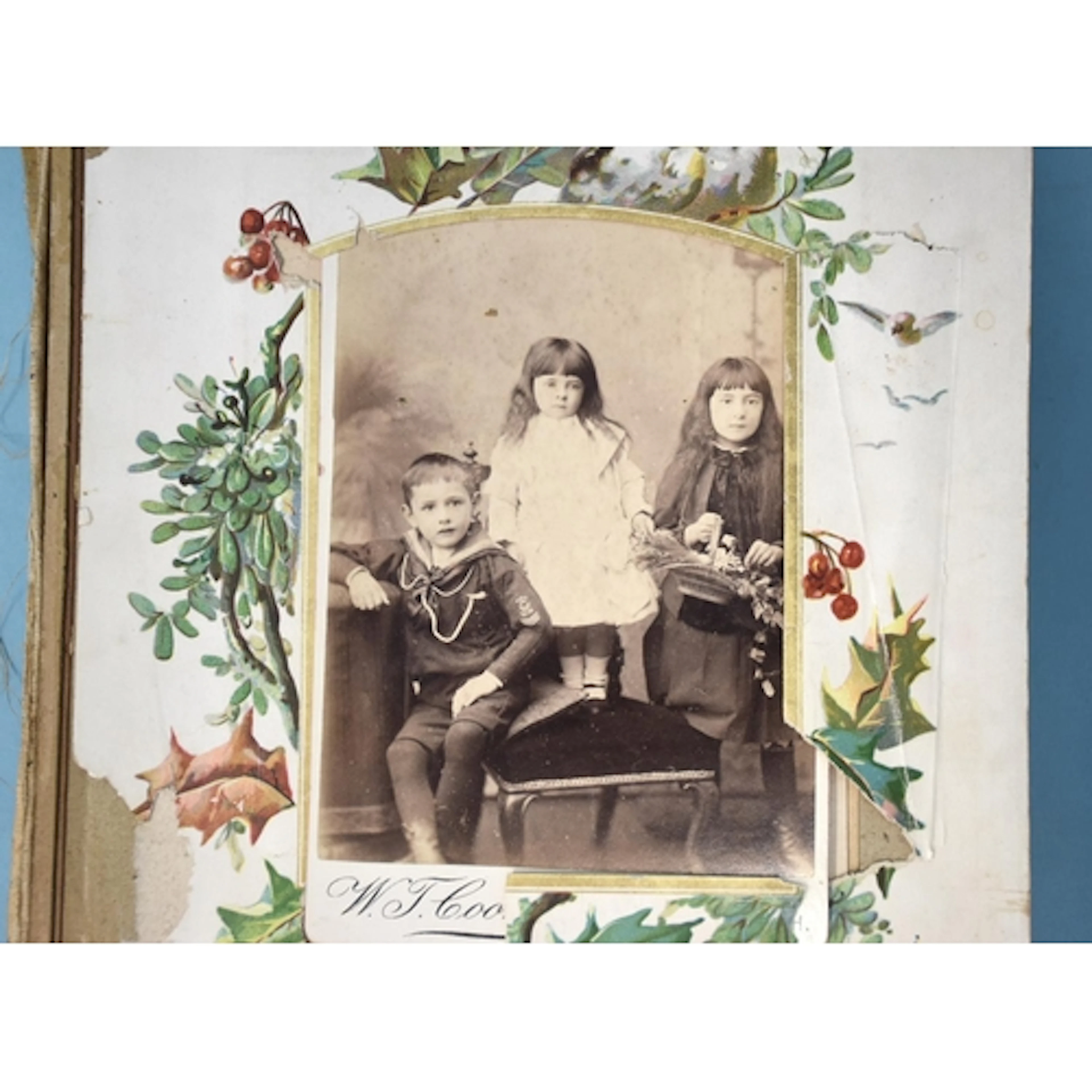 A Victorian album of Cartes de Visite: fifteen cabinet size,...