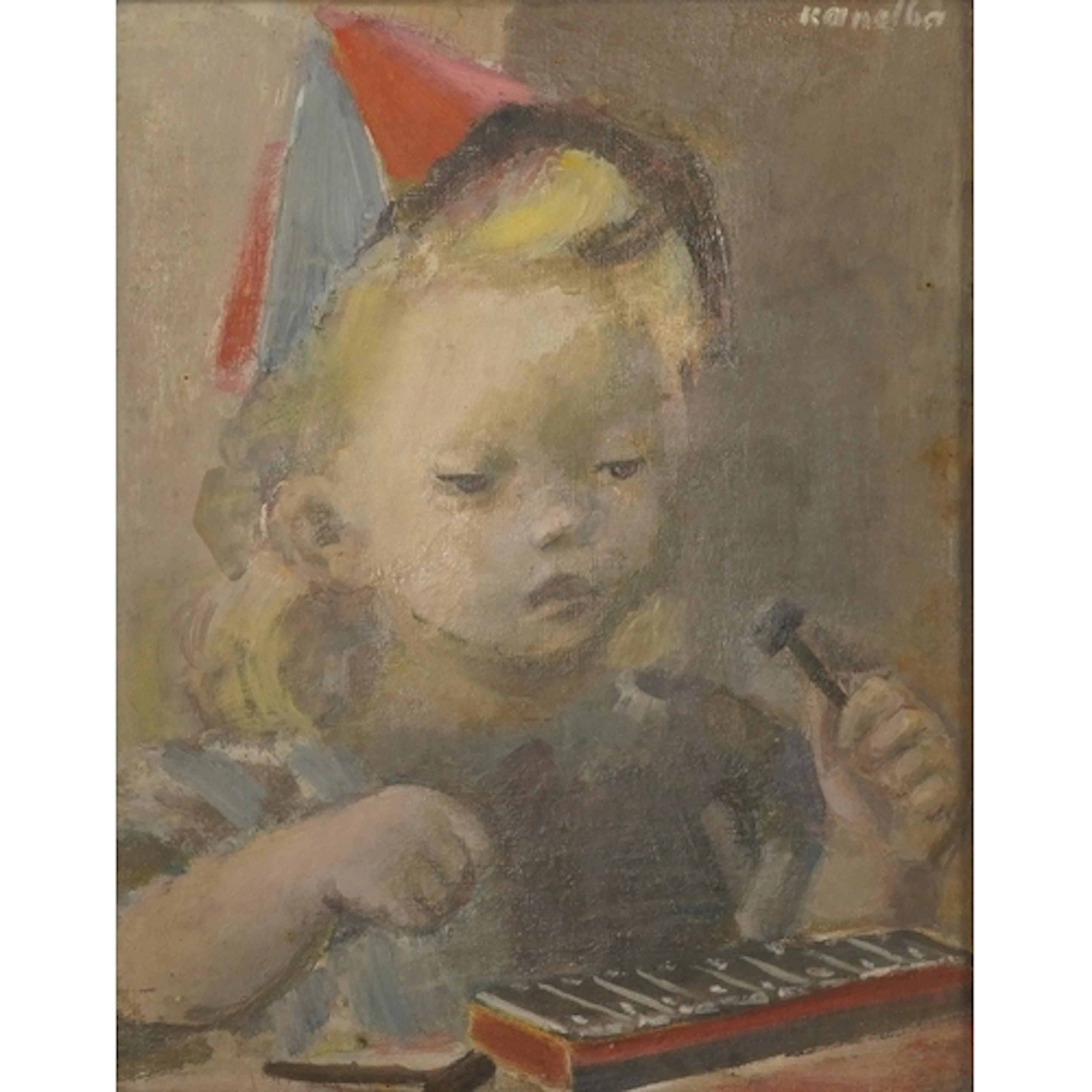 § Rajmund (Raymond) Kanelba (Polish, (1897-1960) 'Ann with...