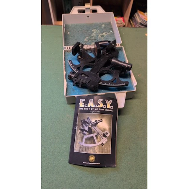 Davis Instruments Master marine sextant with black moulded f...