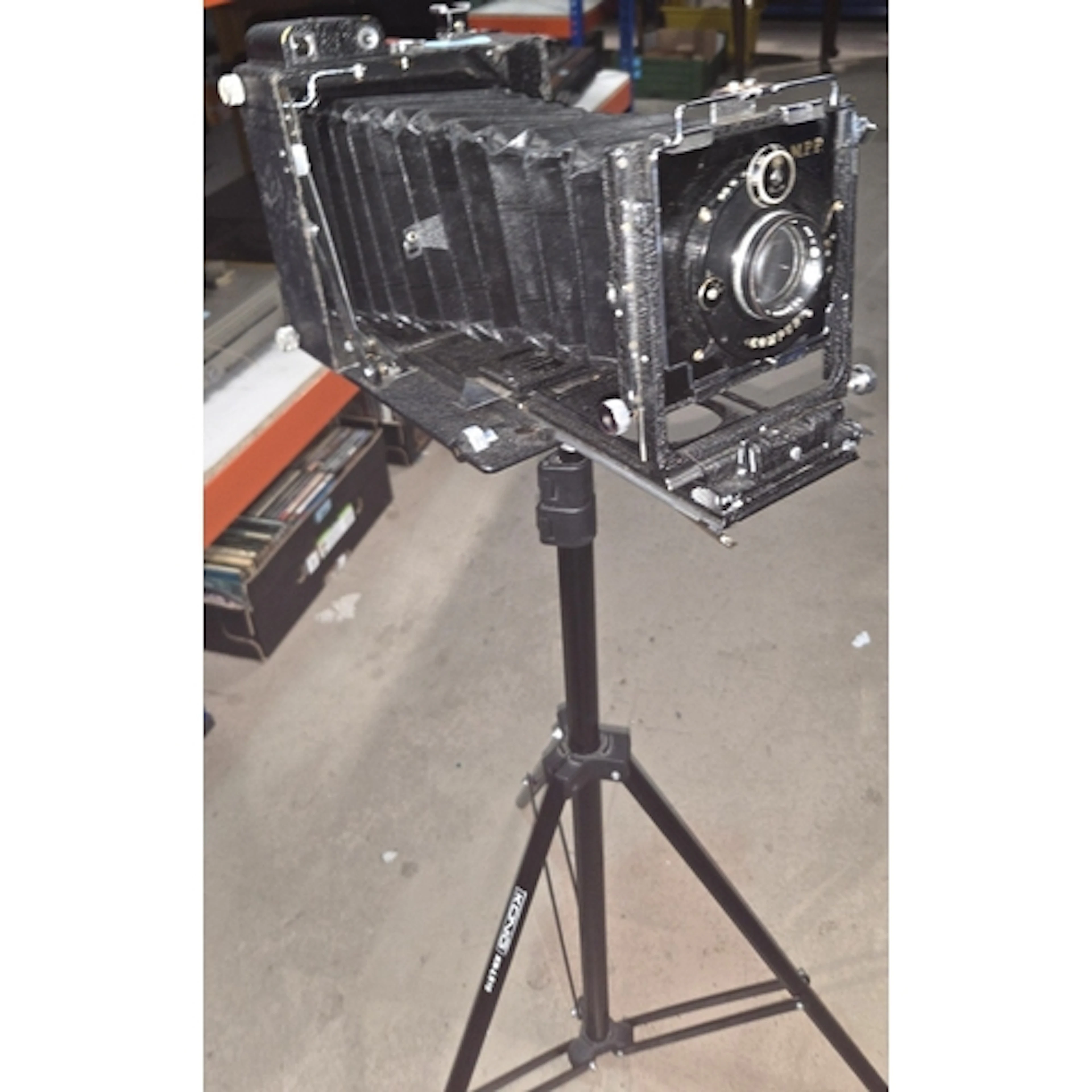 A vintage M.M.P, Micro Precision Products fold out Compur ca...